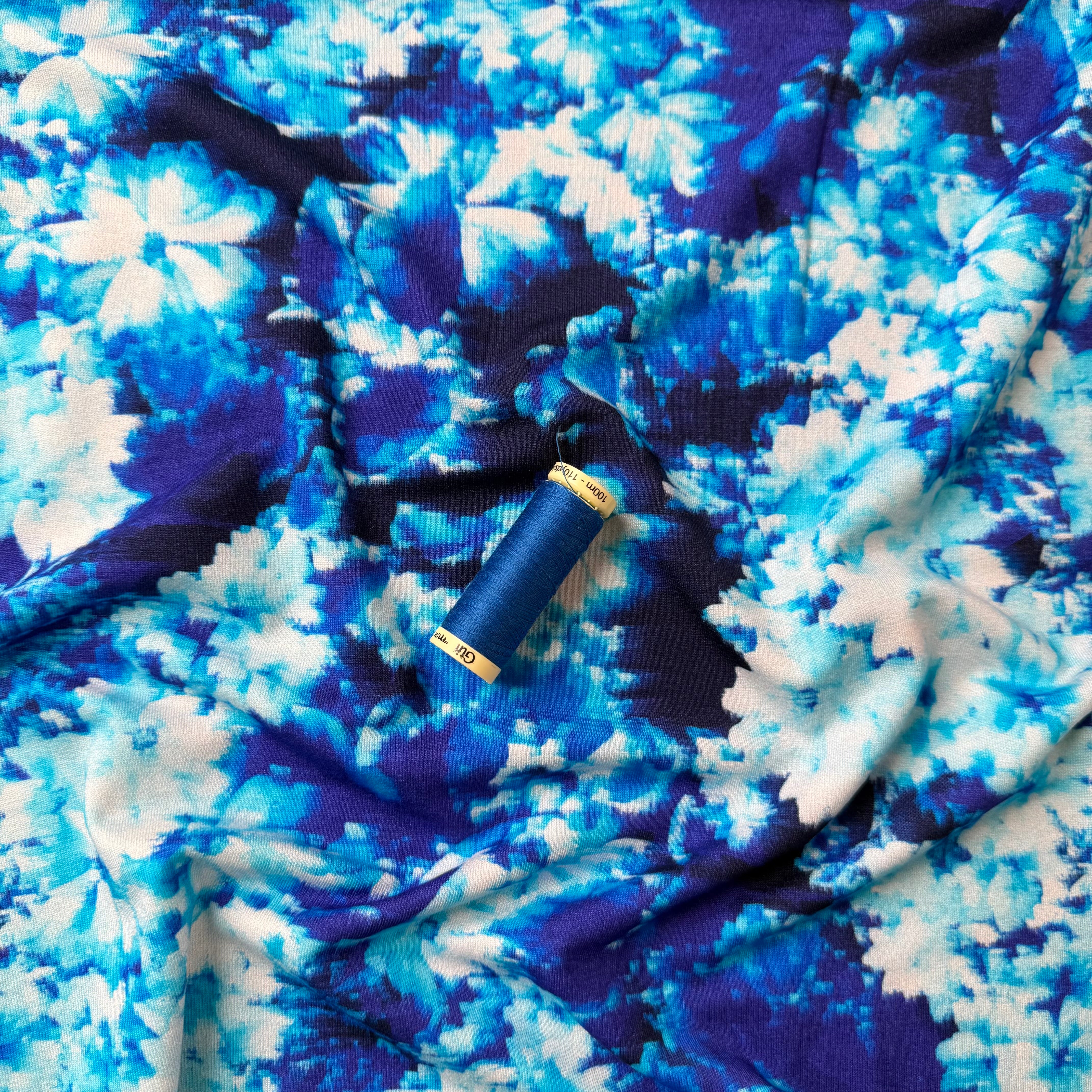Danish Design - Royal Blue Haze ECOVERVO™ Viscose Jersey