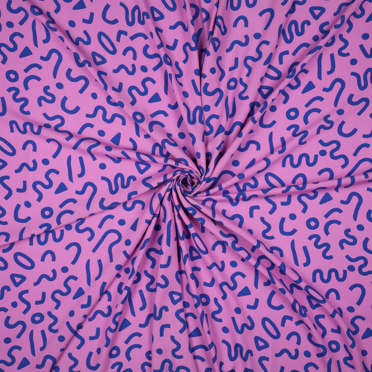 REMNANT 0.42 Metre - Nerida Hansen - Boho Geo Purple Viscose with LENZING™ ECOVERO™ fibres