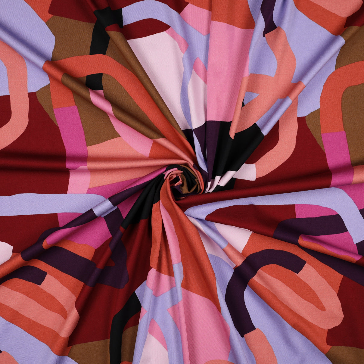 REMNANT 1.73 Metres - Nerida Hansen - Rosella Natural Flow Nutmeg Stretch Viscose Twill Fabric