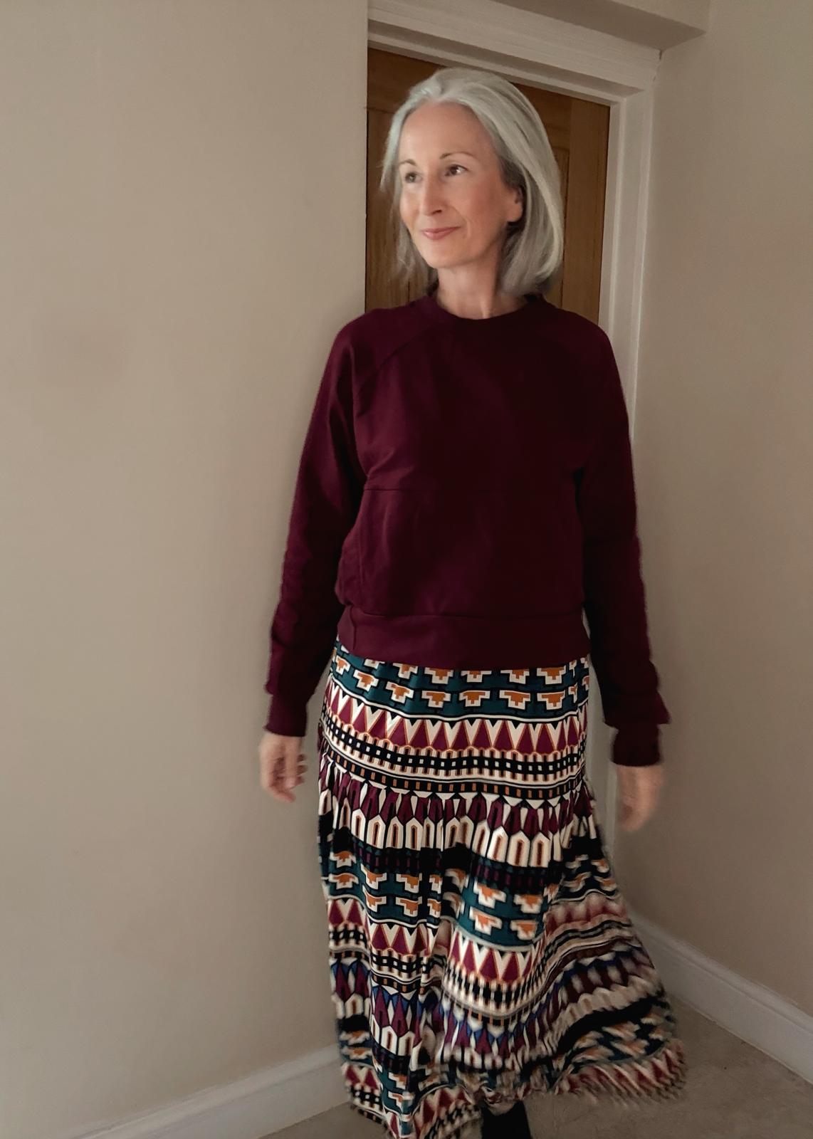 Sewing Kit - Luella Skirt in Autumn Jewel Viscose (Multiple Colours)