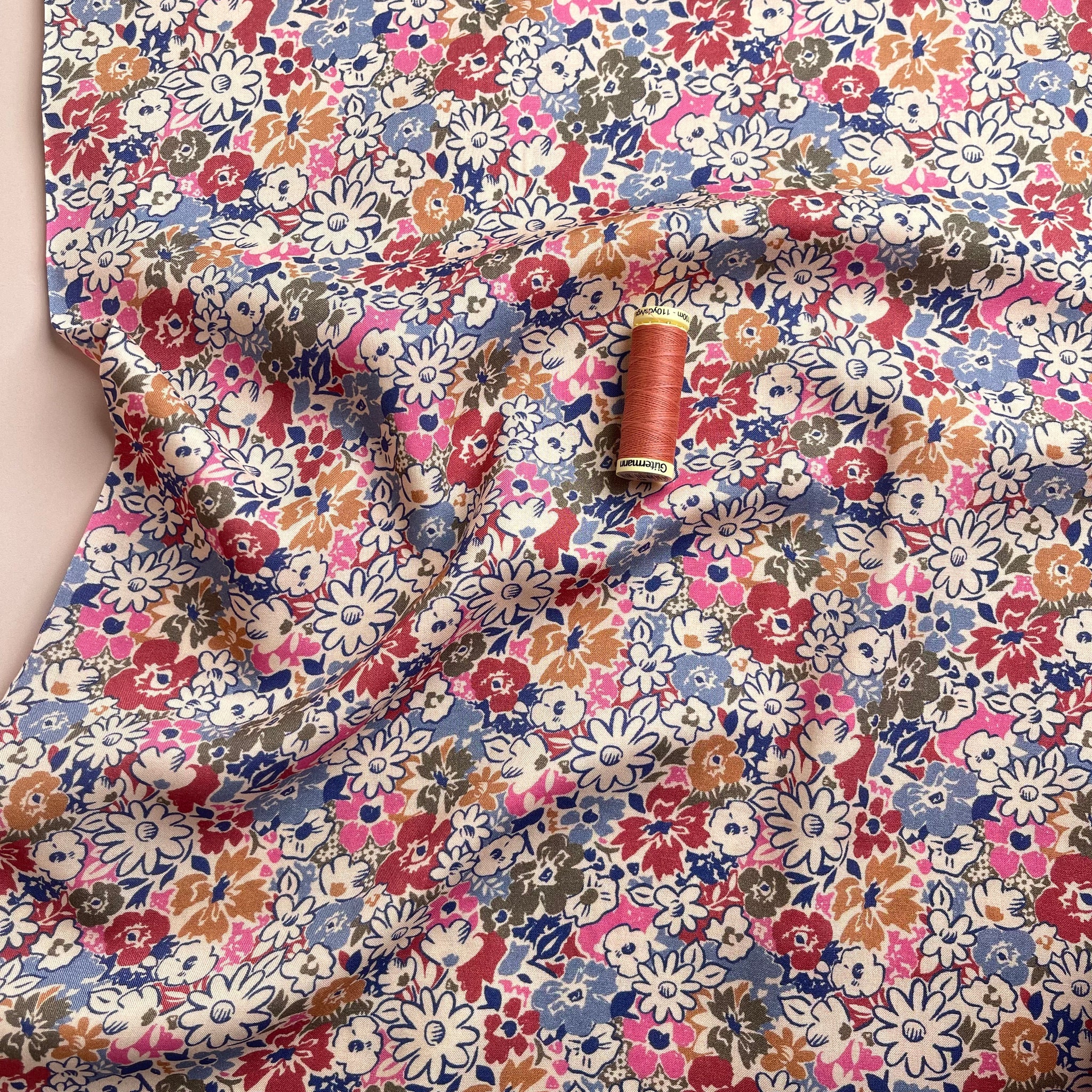 Sewing Kit - The Patina Blouse in Amsterdam Floral Rayon