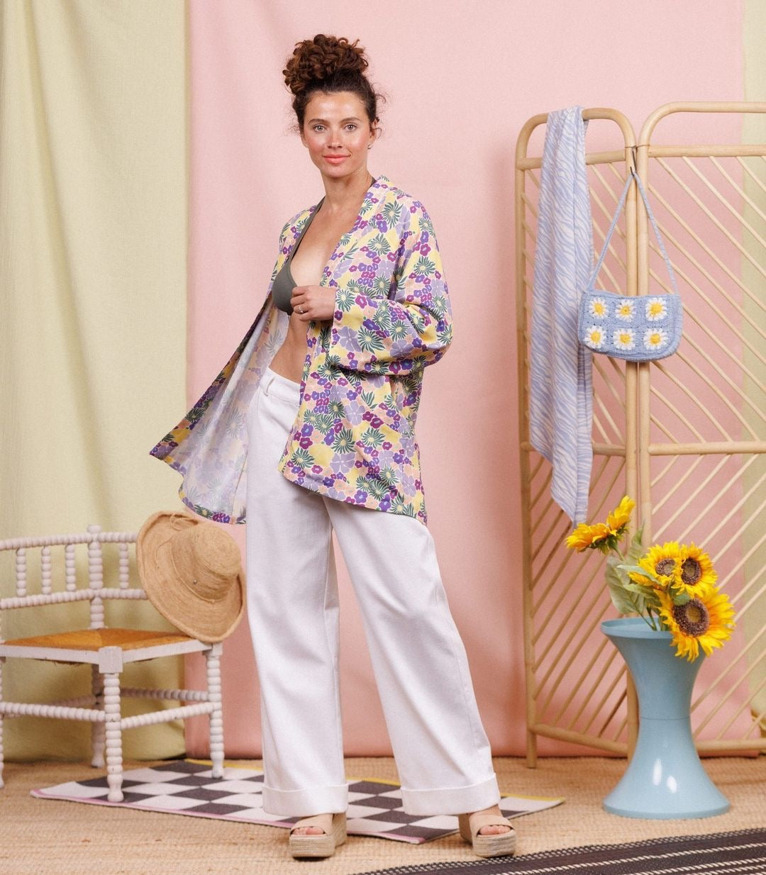 Sewing Kit - Cousette Matchette Cardigan in Diamond Quilted Jersey (multiple colours)