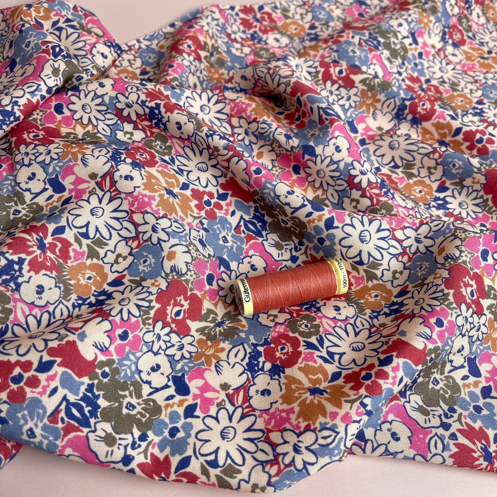 Sewing Kit - The Patina Blouse in Amsterdam Floral Rayon