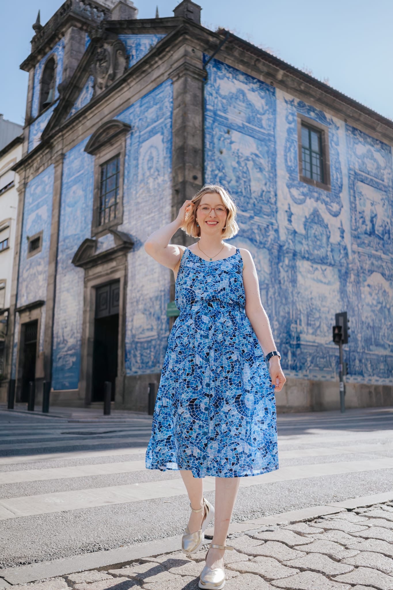 Adventure - Mosaics Viscose in Blue