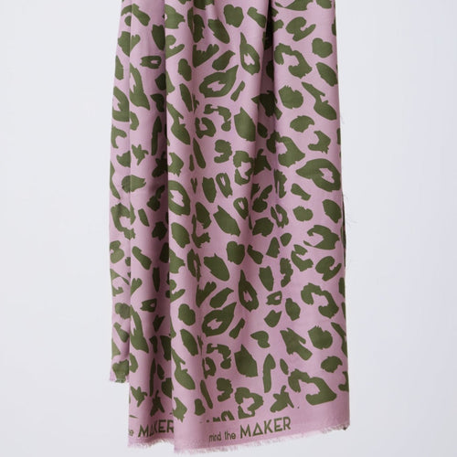Mind The MAKER - Urban Leo Lilac Viscose Twill with LENZING™ ECOVERO™ fibres