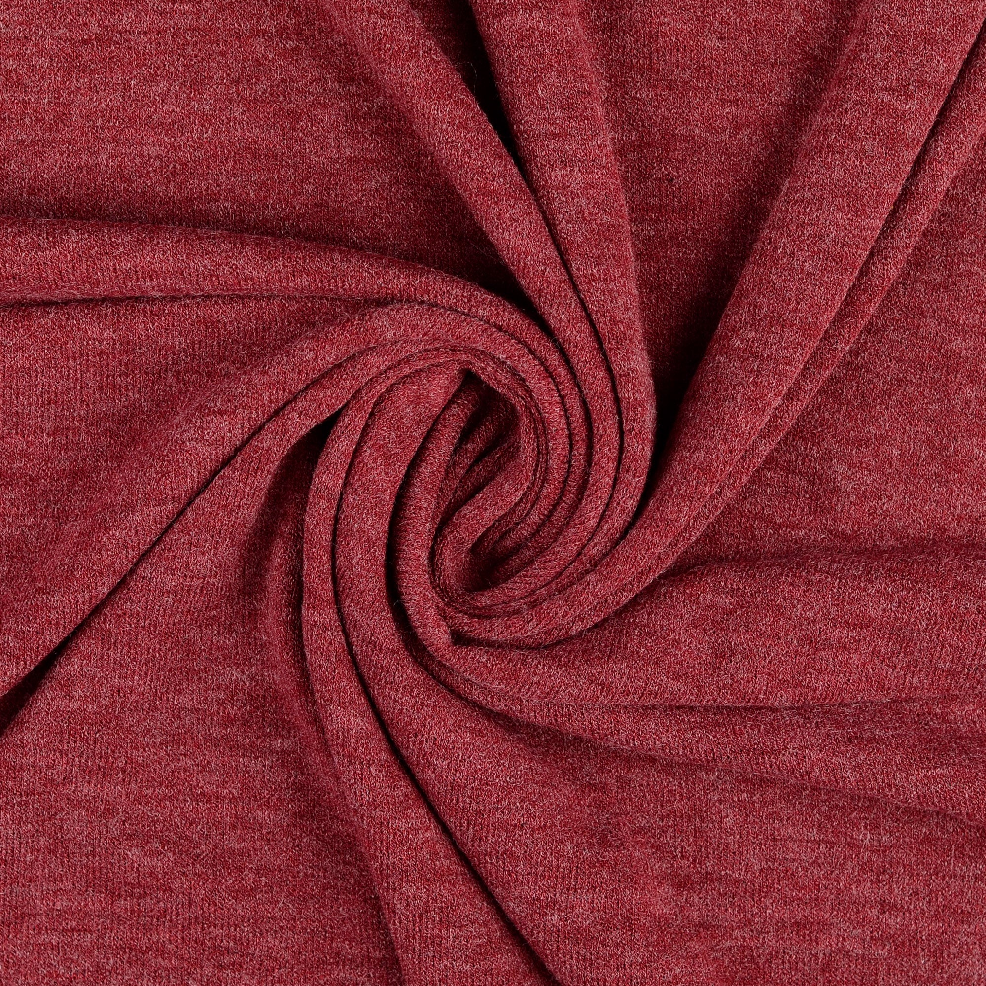 Comfy Viscose Blend Sweater Knit in Bordeaux