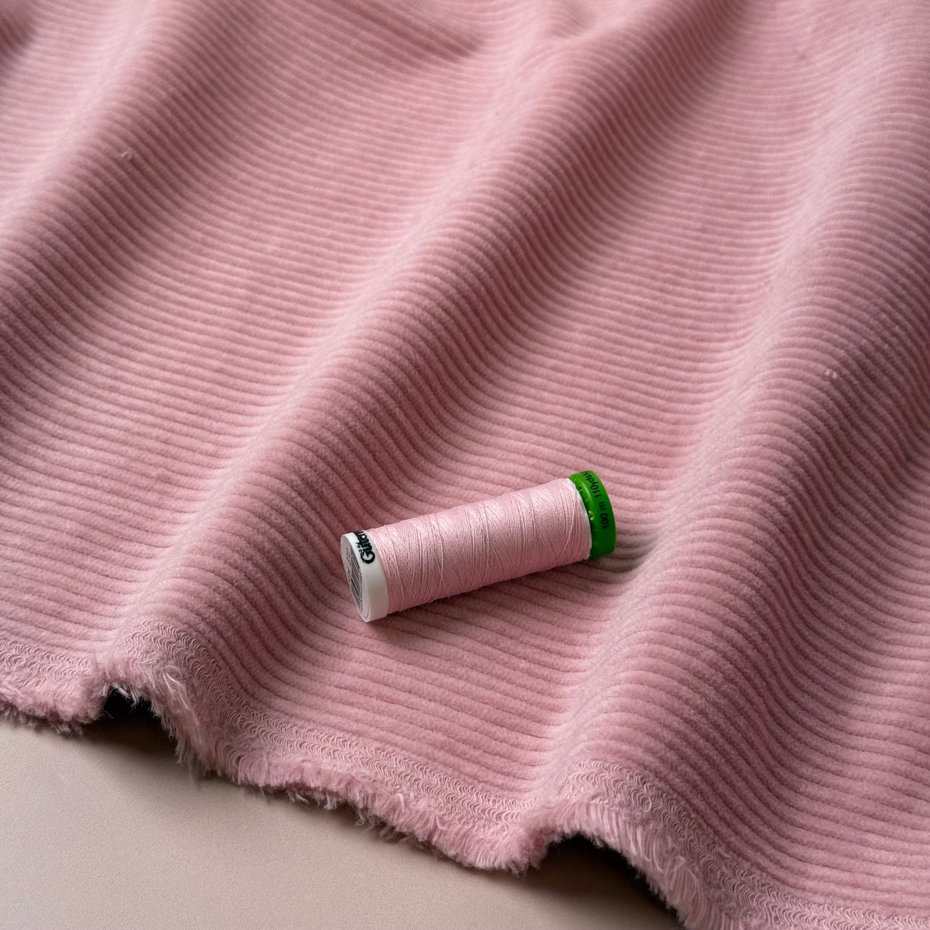 Stretch Washed Corduroy 4.5W in Rose