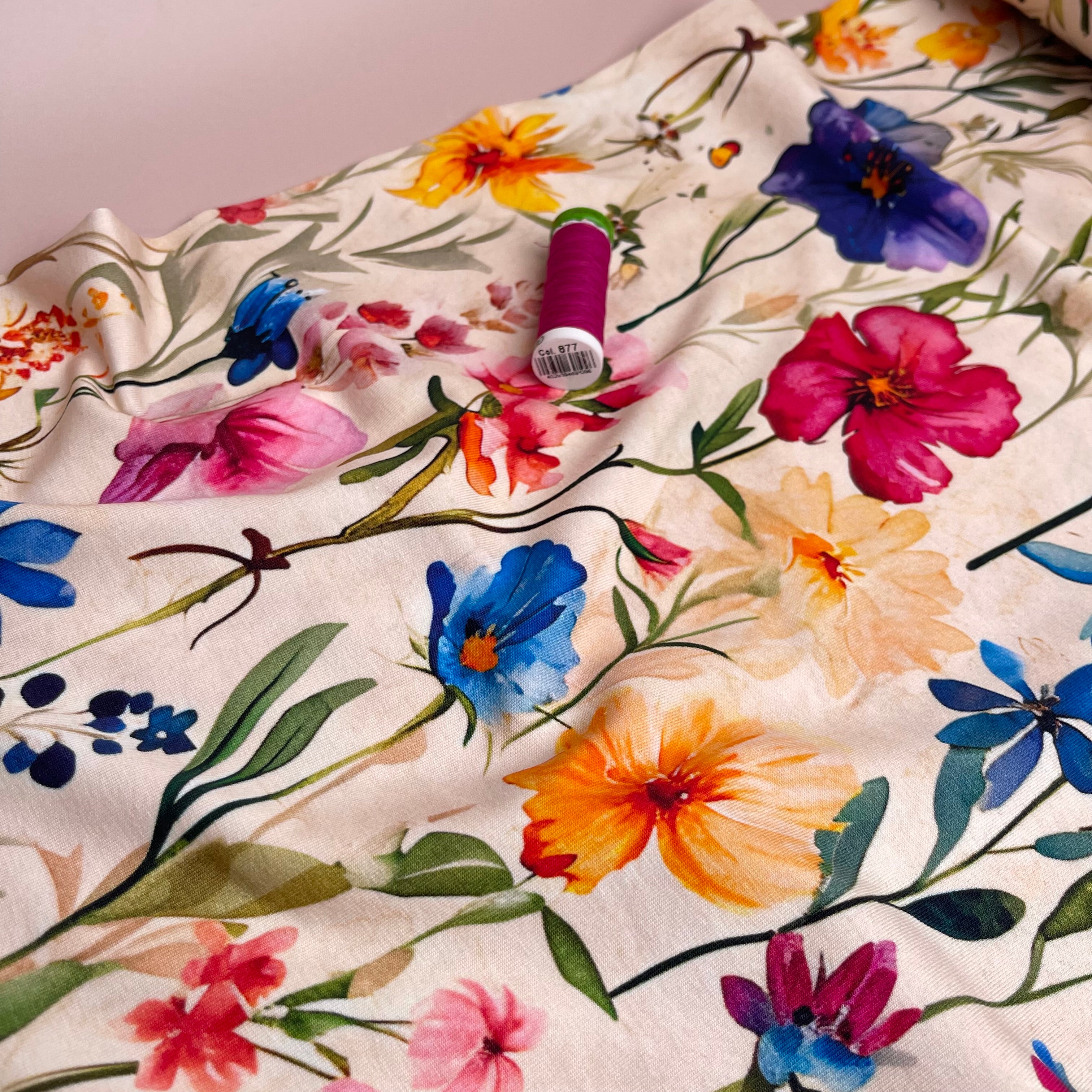 Danish Design - Spring Flowers Cotton Jersey