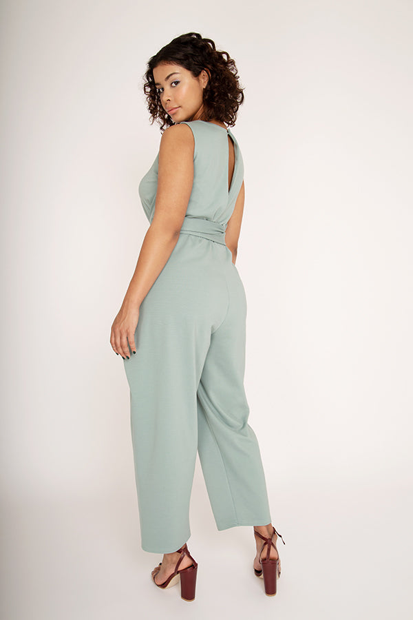 Sewing Kit - Kielo Wrap Dress in Lupine Petals Cotton Jersey