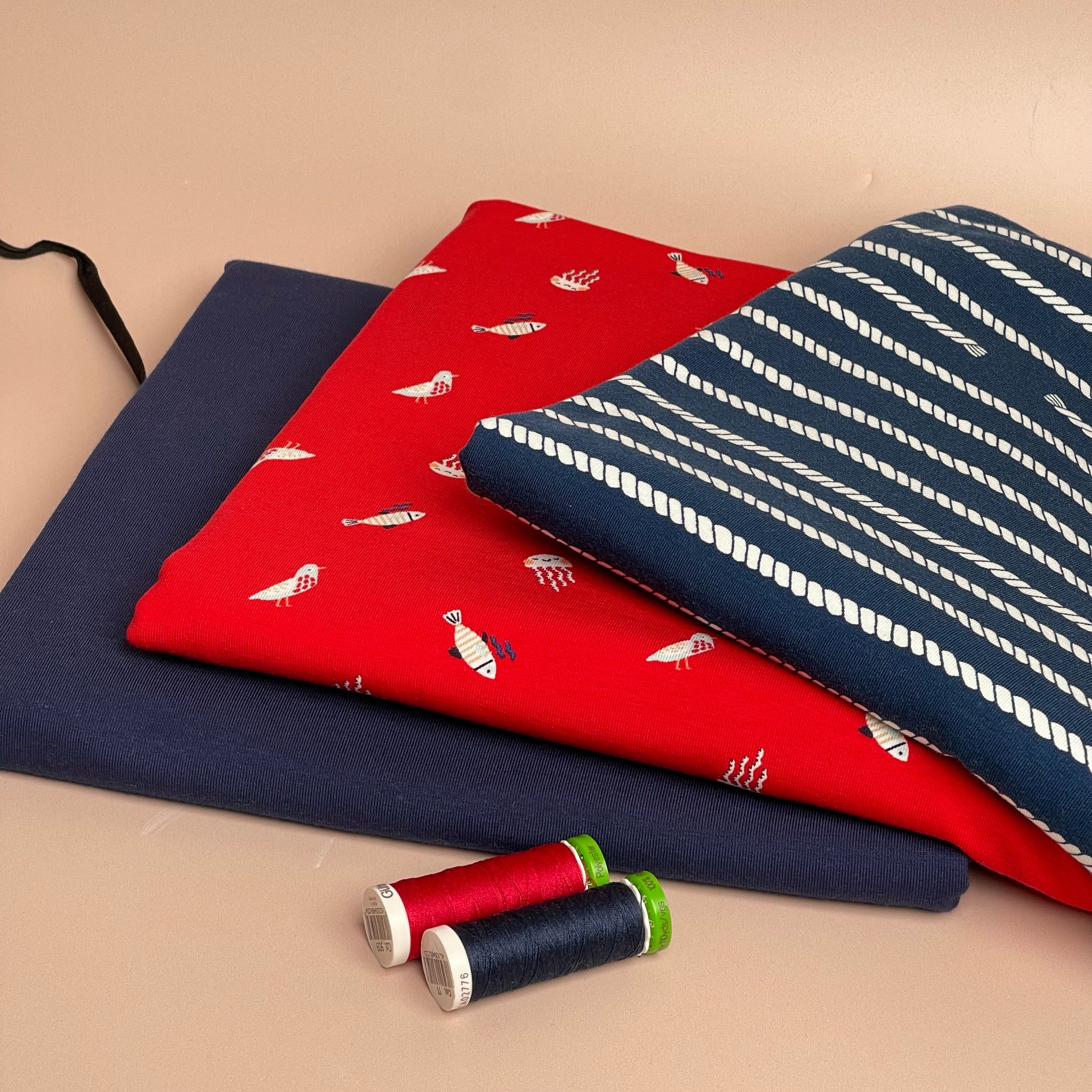 Make an Outfit Colour Bundle - Classic Nautical Cotton Jerseys