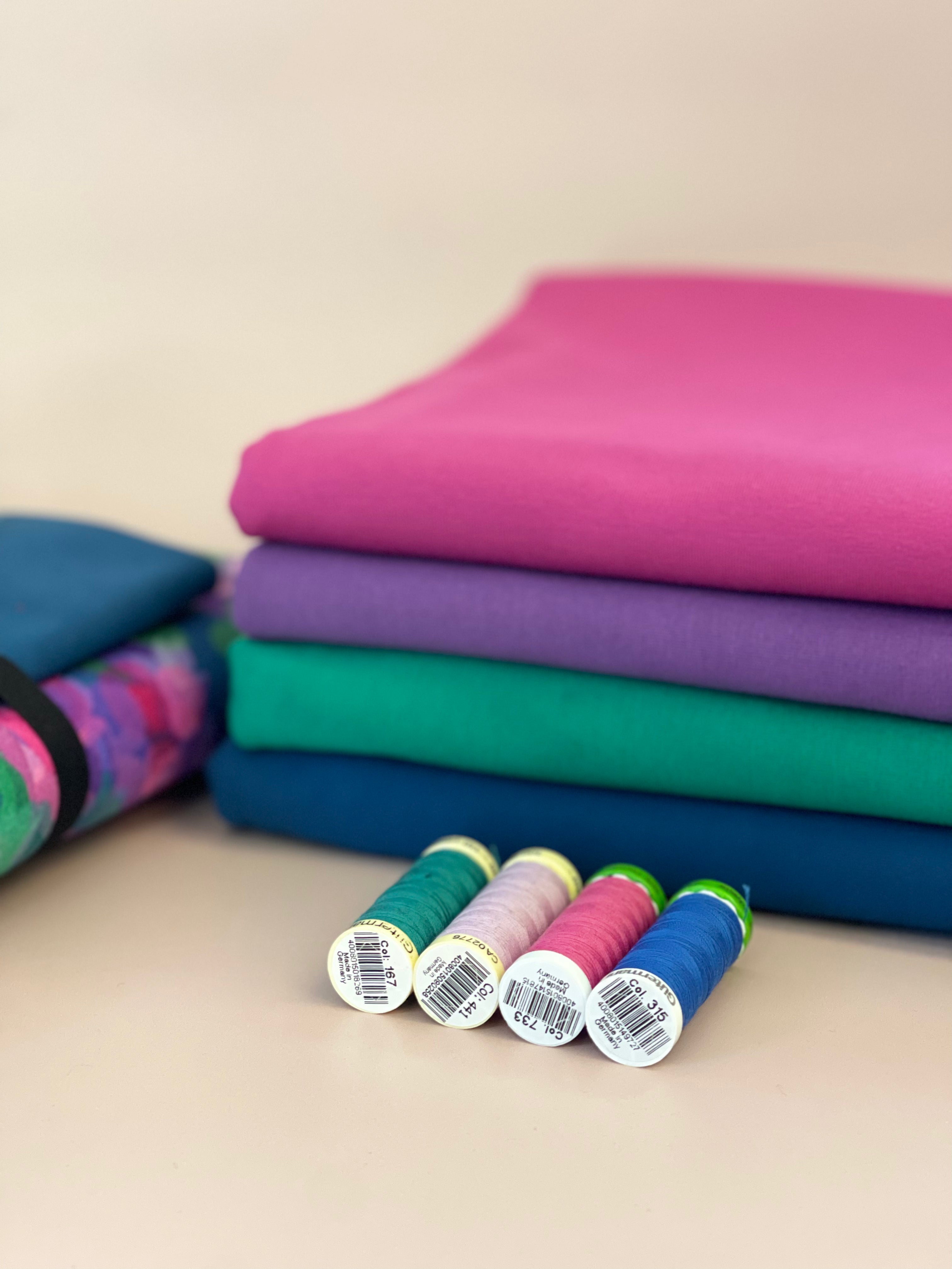 Colour Bundles - Lupine Essential Chic Cotton Jersey Fabrics