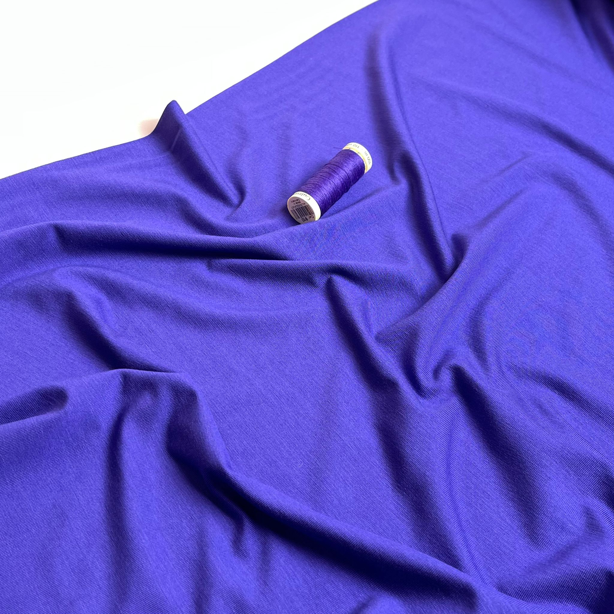 REMNANT 2.2 Metres - Lush in Purple Jersey Fabric with TENCEL™ Lyocell Fibres