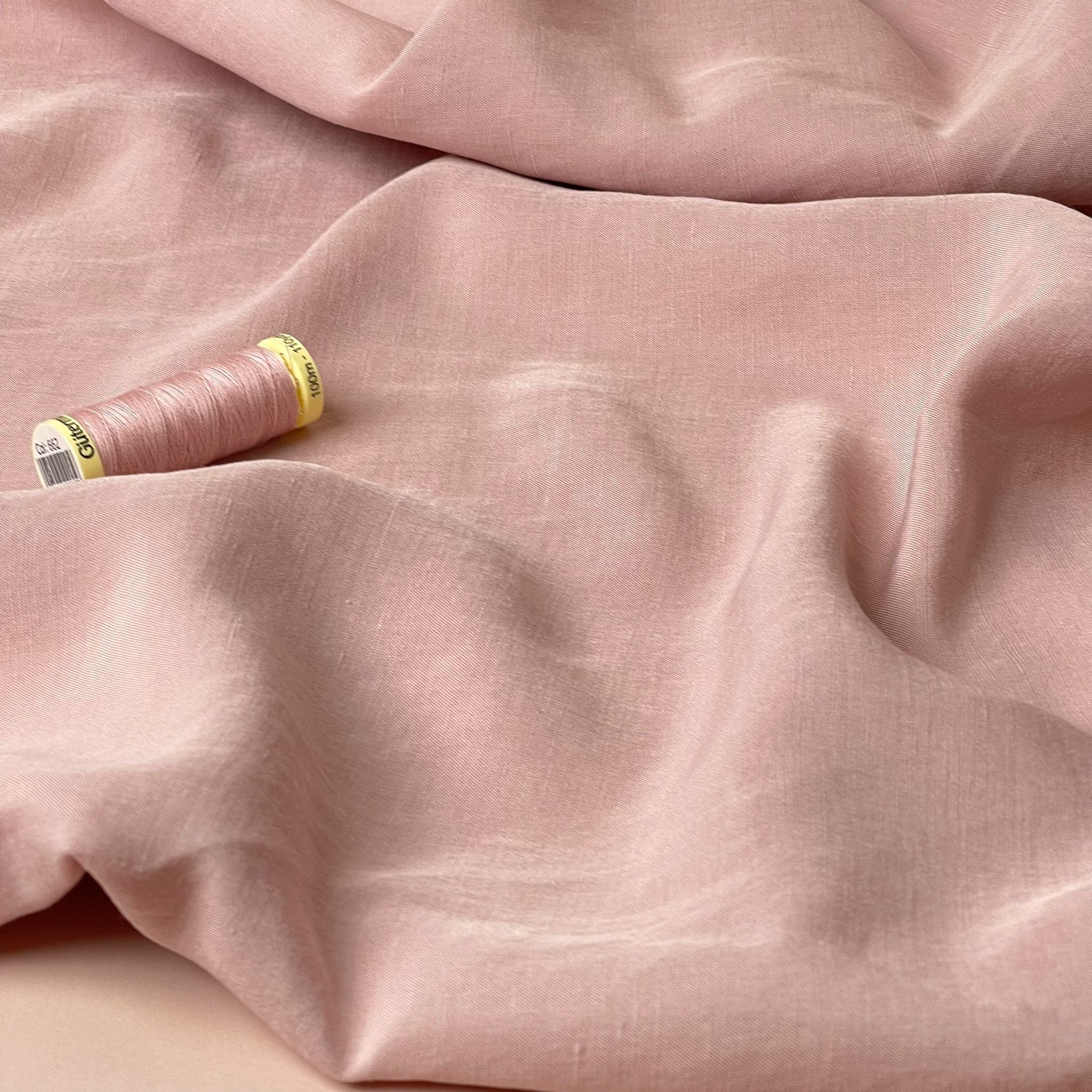 Lush Nude Light Viscose Linen Crepe Dress Fabric