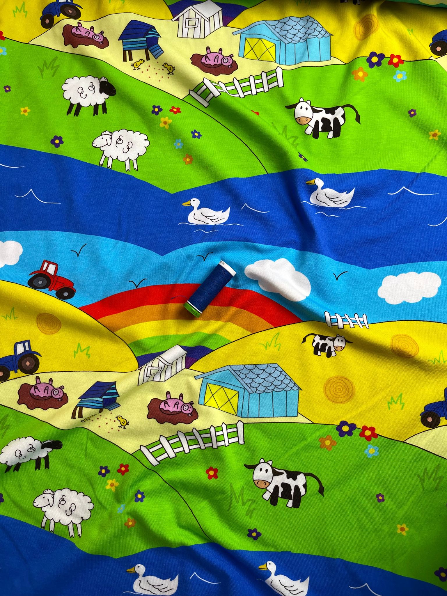 On The Farm Organic Cotton Knit Fabric