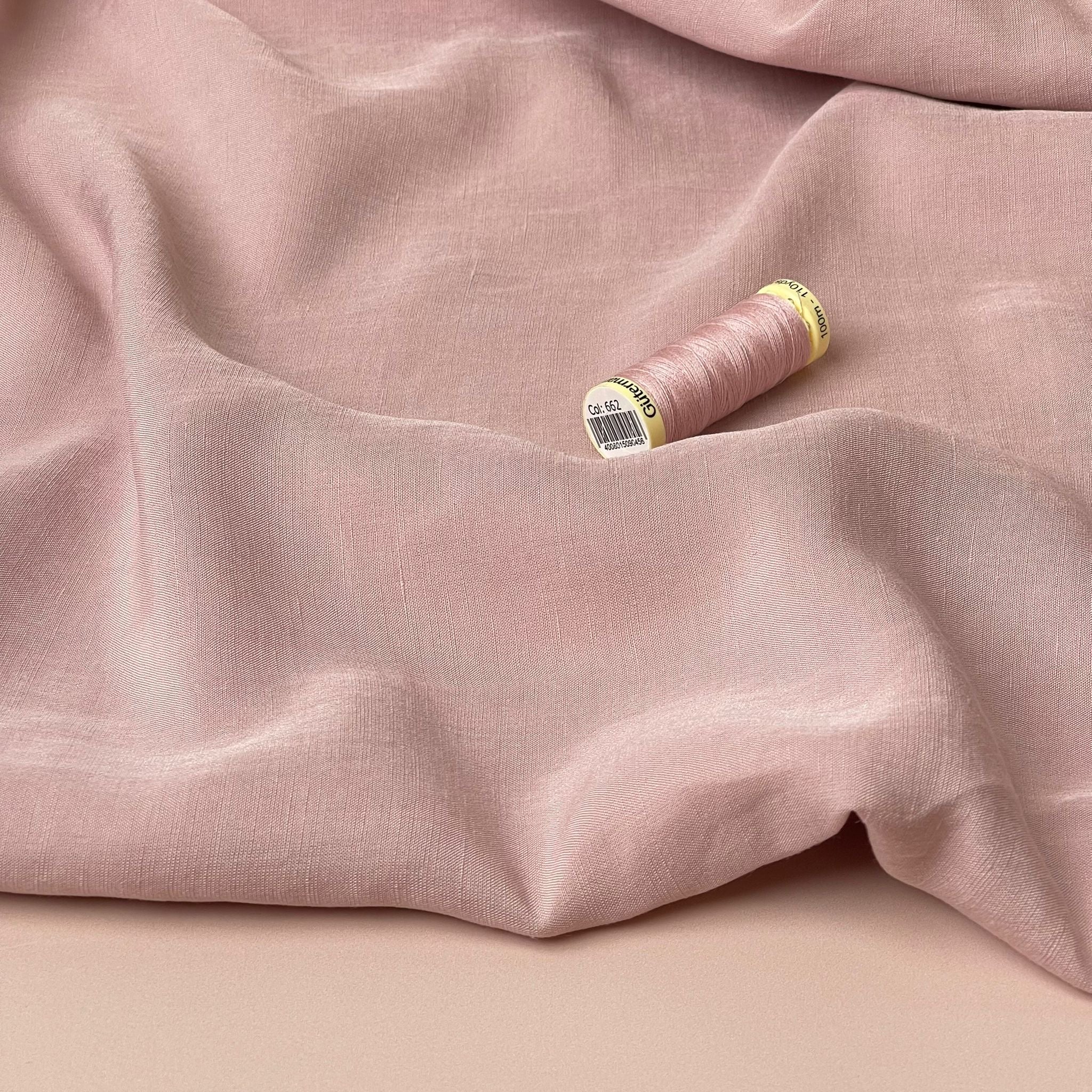 Make an Outfit Colour Bundle - Painted Foliage Sunset Viscose, Linen Crepe and Sweatshirting with Ribbing