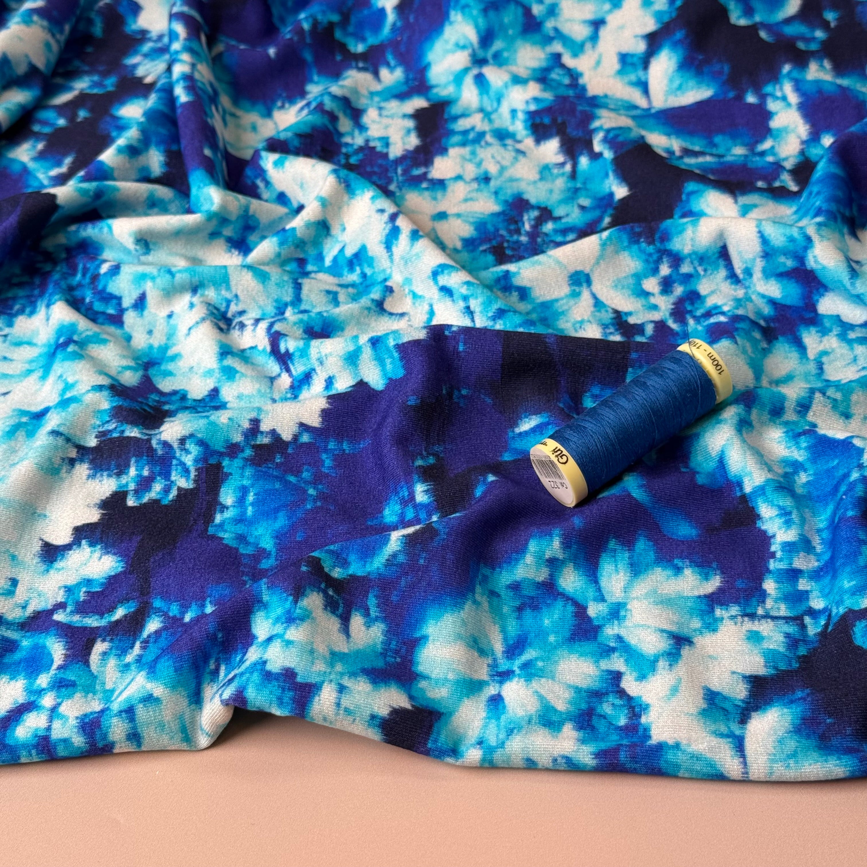 Danish Design - Royal Blue Haze ECOVERVO™ Viscose Jersey