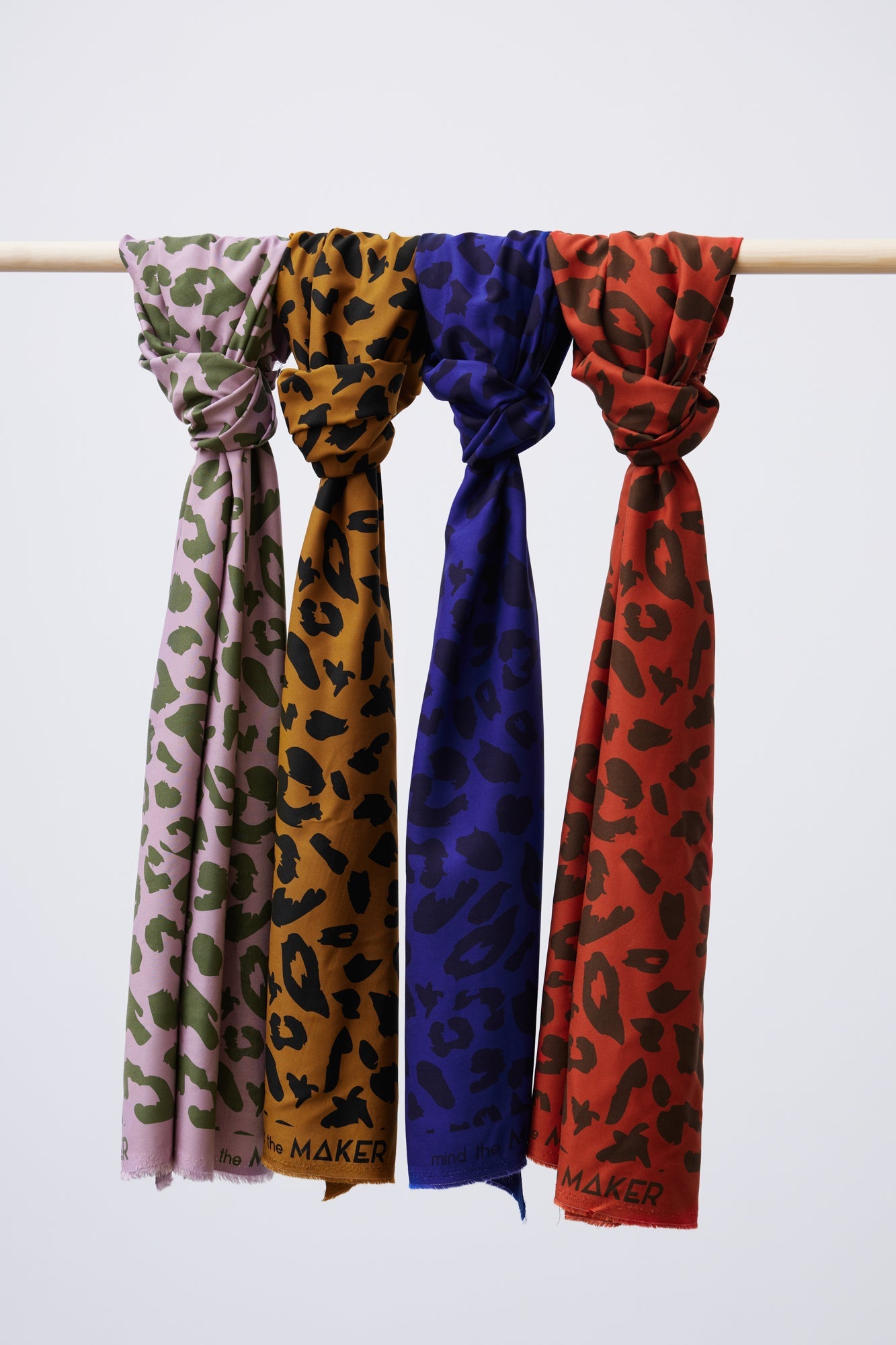 Mind The MAKER - Urban Leo Cobalt Blue Viscose Twill with LENZING™ ECOVERO™ fibres