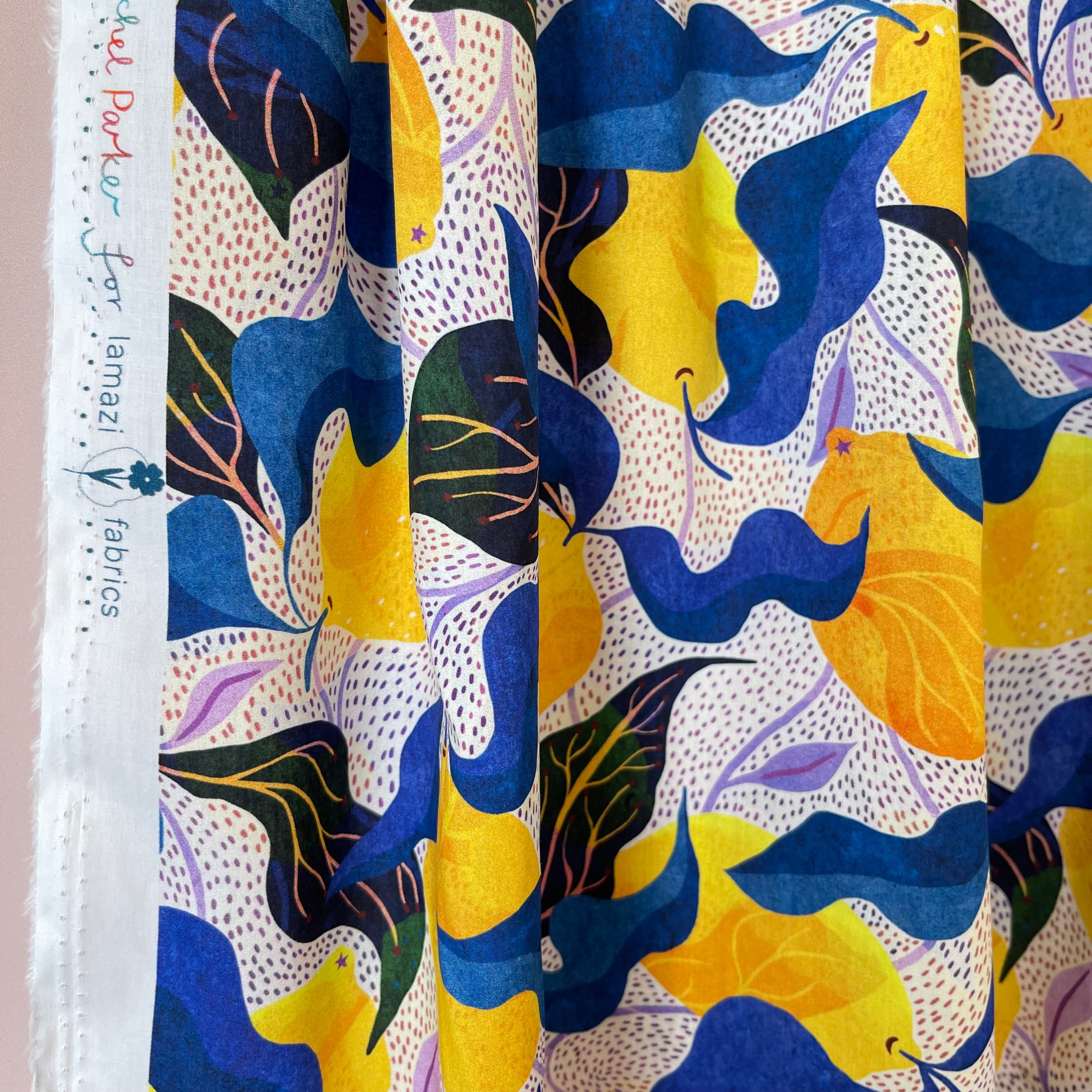 Adventure - Mediterranean Lemons Cotton Lawn
