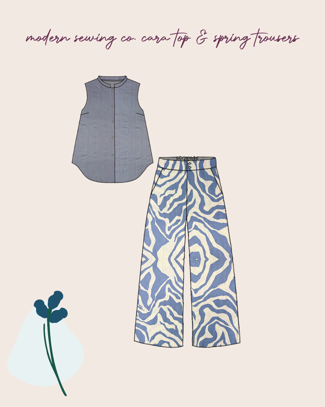 The Modern Sewing Co - Spring Trousers Pattern
