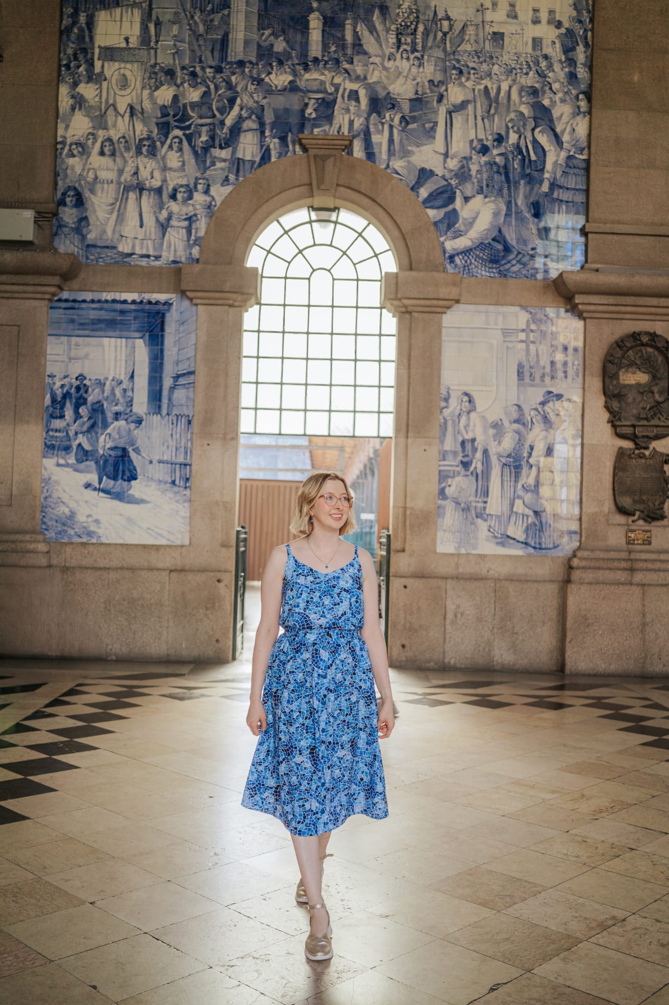 Adventure - Mosaics Viscose in Blue