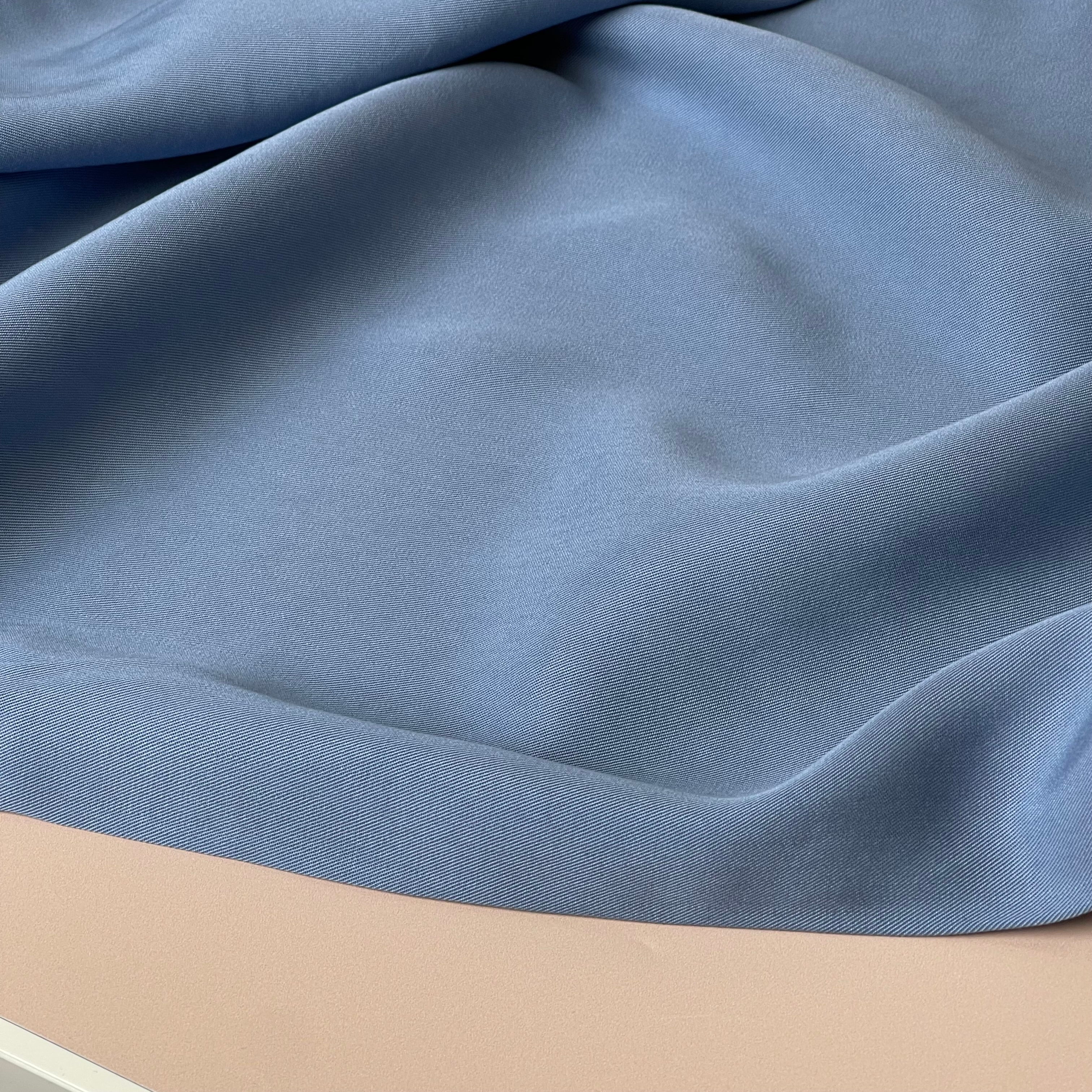 Lush in Blue TENCEL™ Lyocell Sandwashed Twill