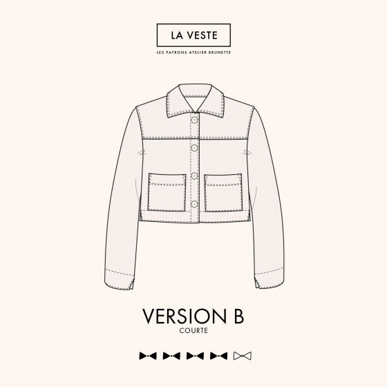 Atelier Brunette - LA Veste Jacket Sewing Pattern