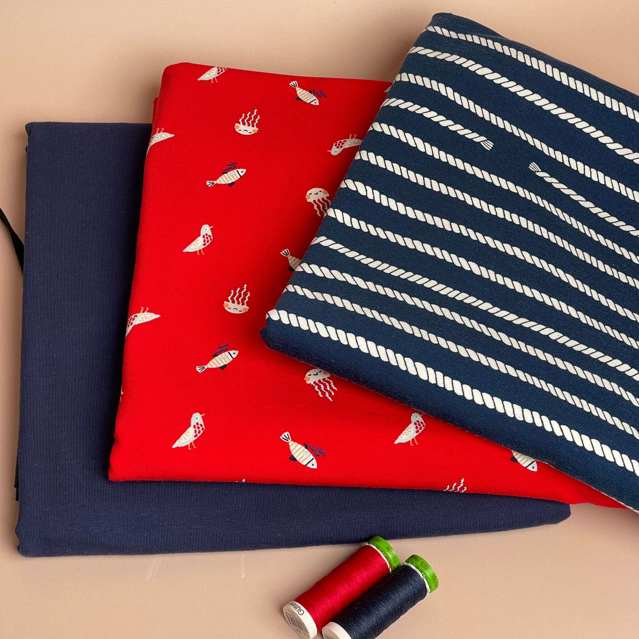 Make an Outfit Colour Bundle - Classic Nautical Cotton Jerseys