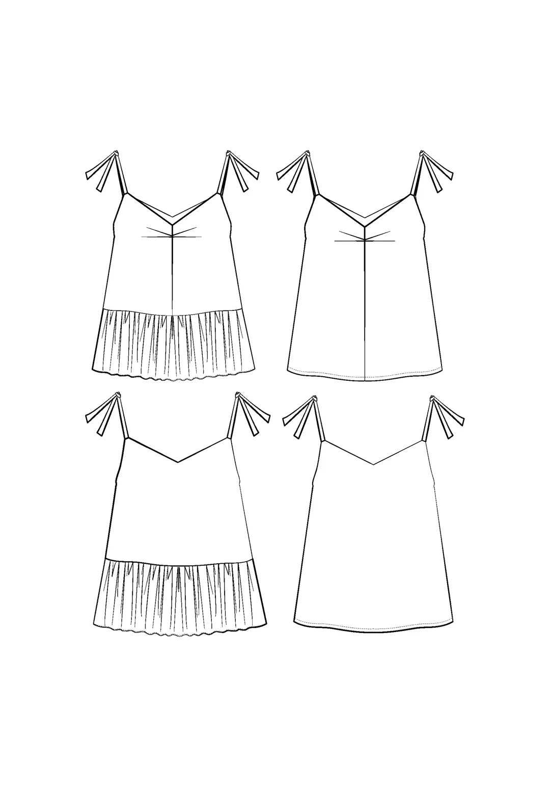 Maison Fauve - BELLE ÉPINE Top Paper Sewing Pattern