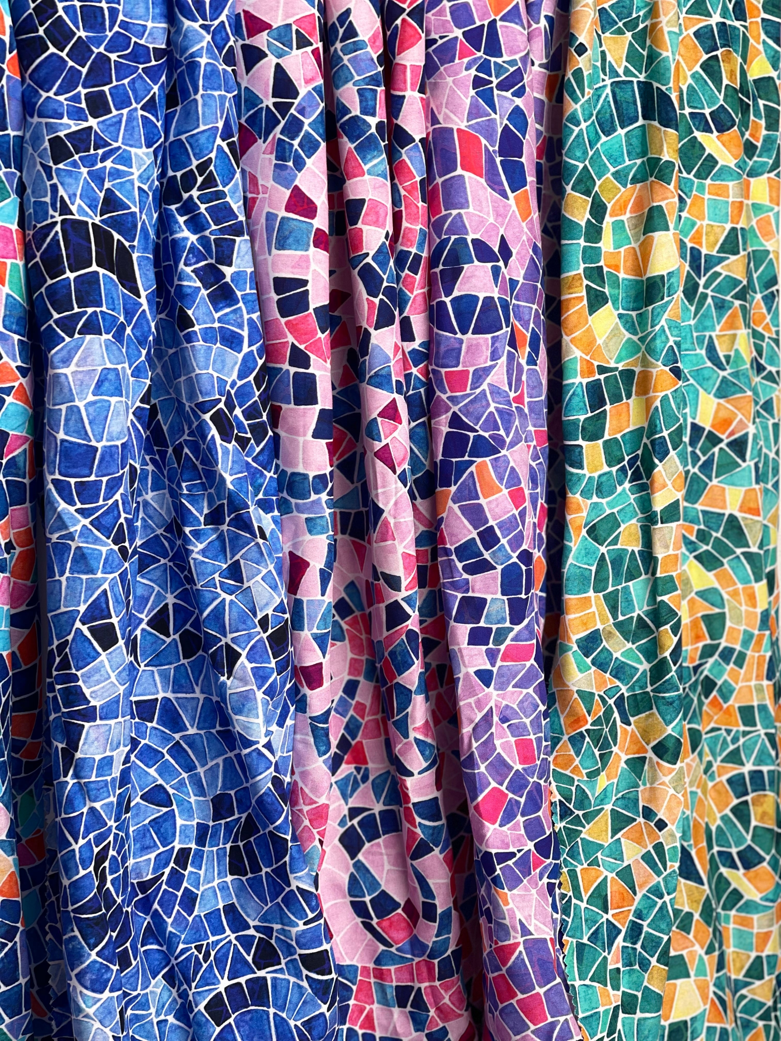Adventure - Mosaics Viscose in Light Pink