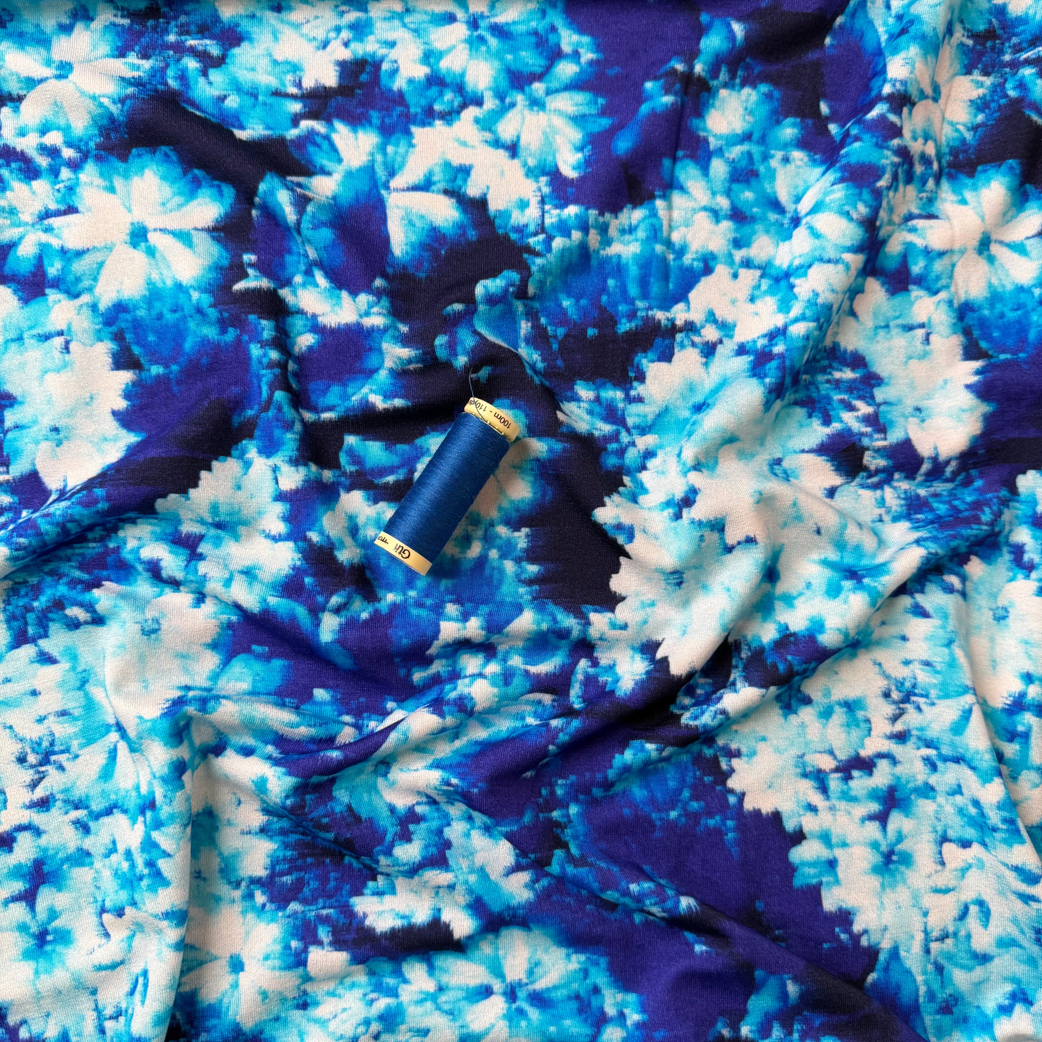 Danish Design - Royal Blue Haze ECOVERVO™ Viscose Jersey