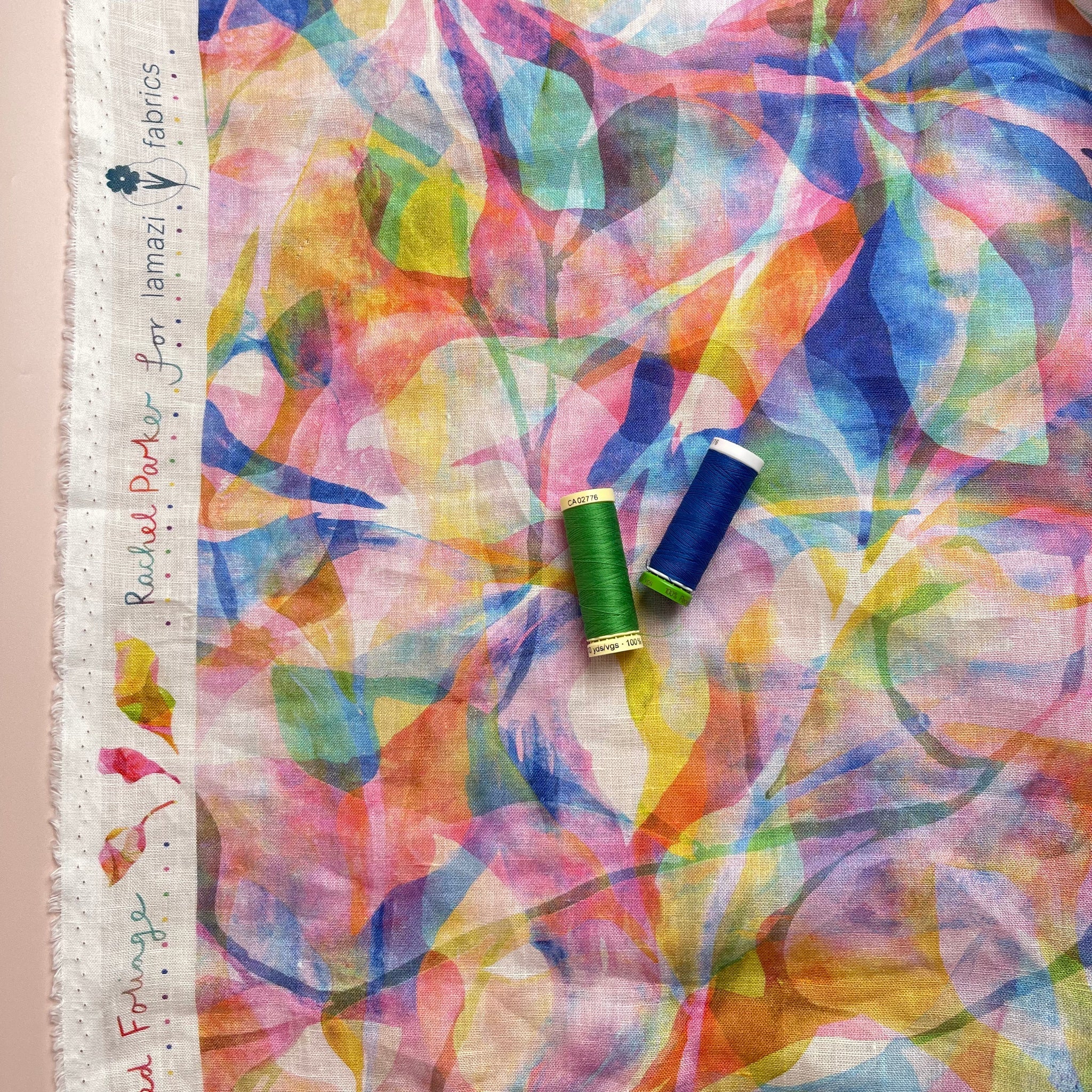 Sewing Kit - The Donny Shirt in Painted Foliage Linen
