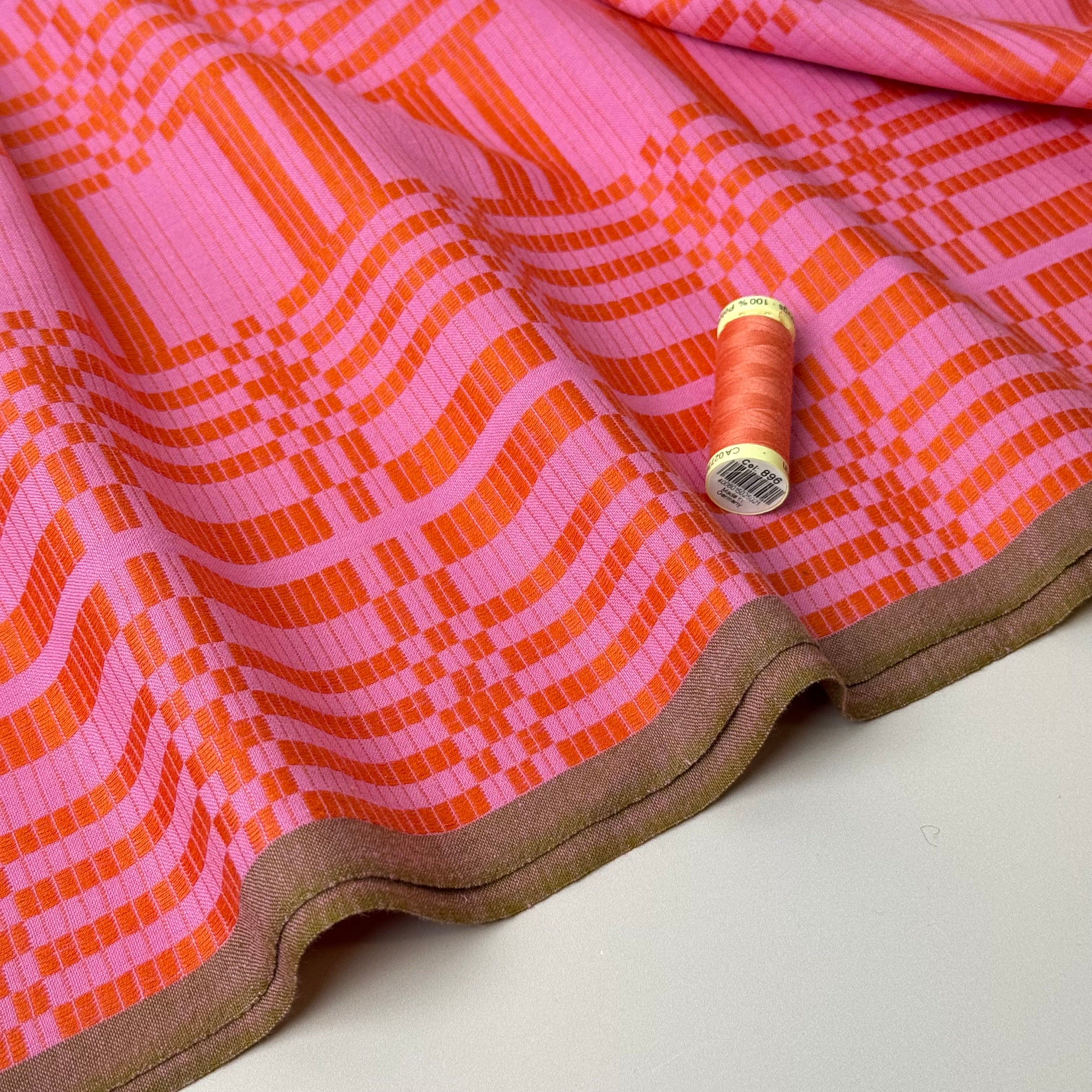 Fableism Supply Co - Pink & Red Astrid Weave Yarn Dyed Cotton from Swedish Holidays