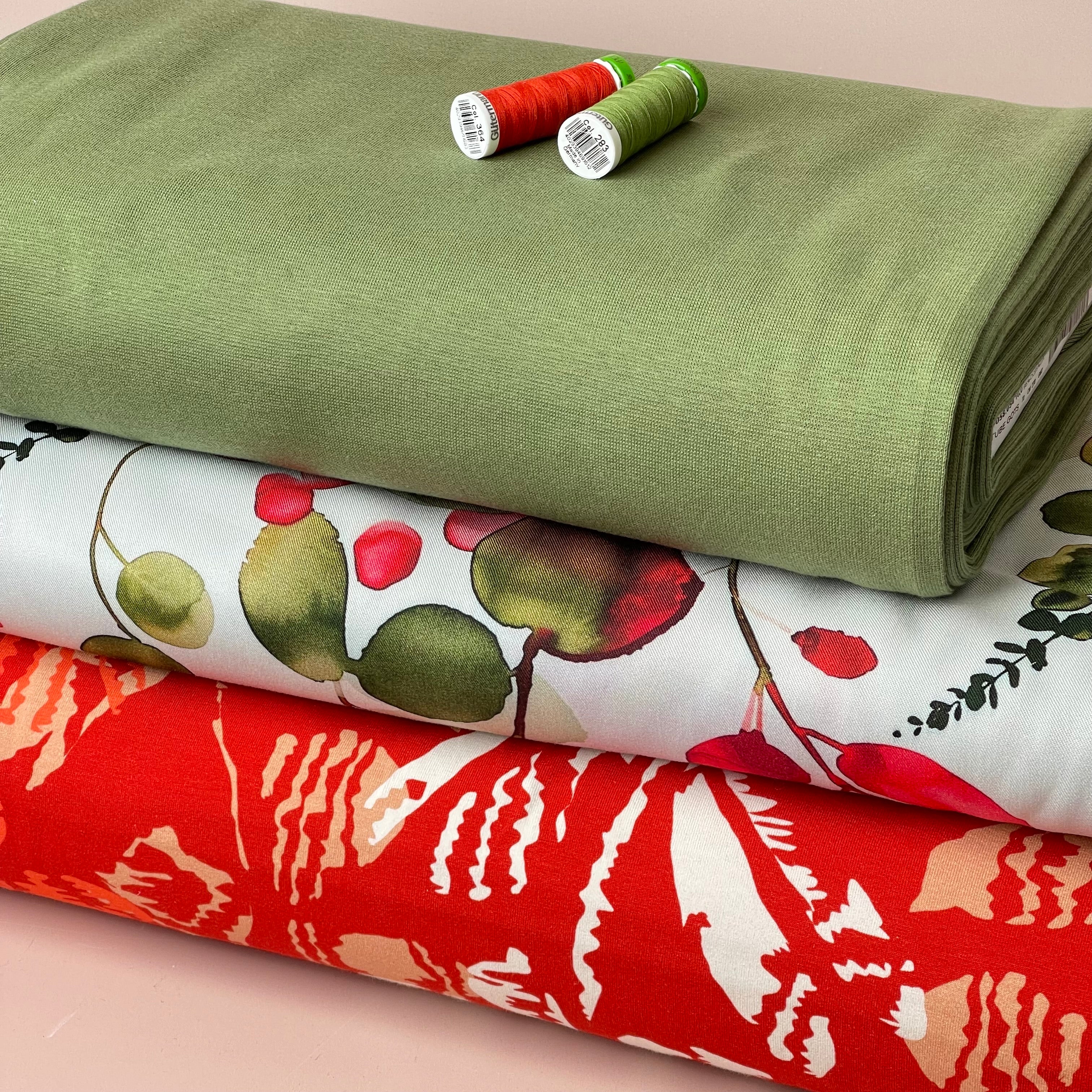 Light & Lush - Eucalyptus Leaves Viscose Twill Fabric