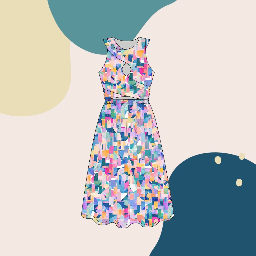 REMNANT 1.4 Metres - Seaglass Blue Organic Cotton Jersey