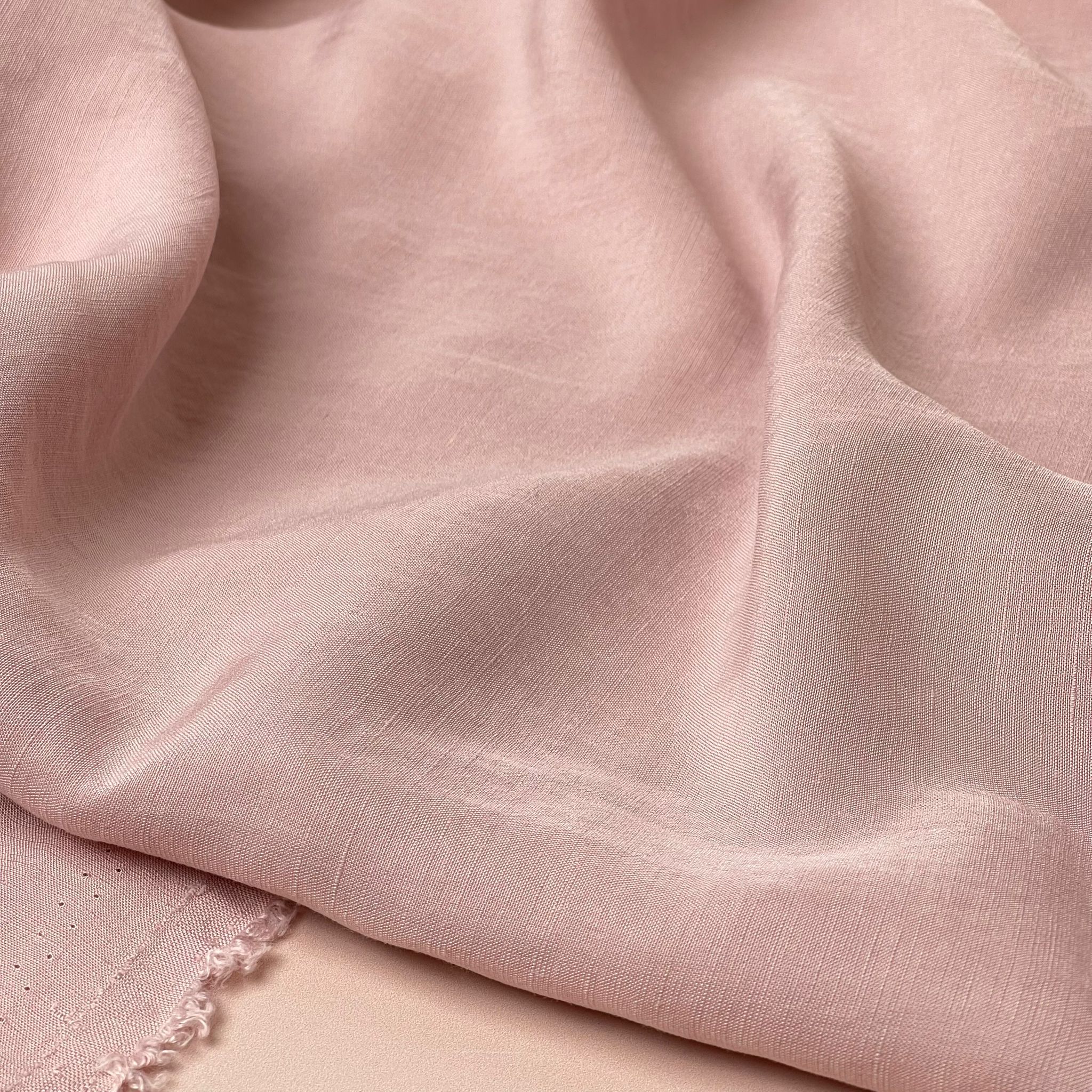 Lush Nude Light Viscose Linen Crepe Dress Fabric