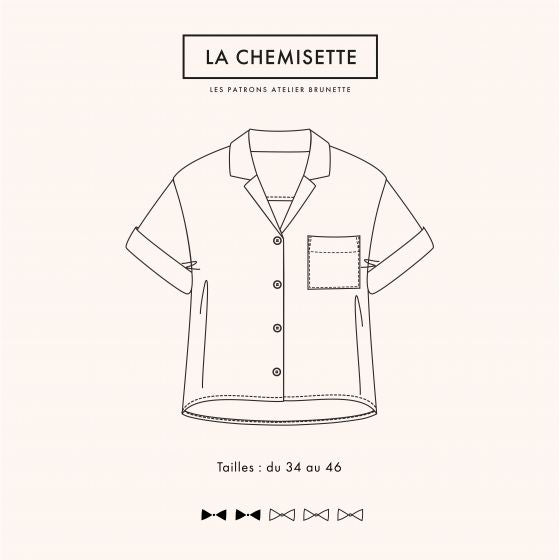 Atelier Brunette - LA Chemisette Blouse Sewing Pattern