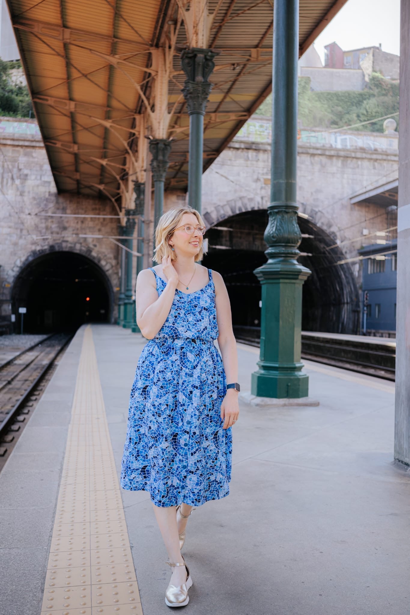 Adventure - Mosaics Viscose in Blue