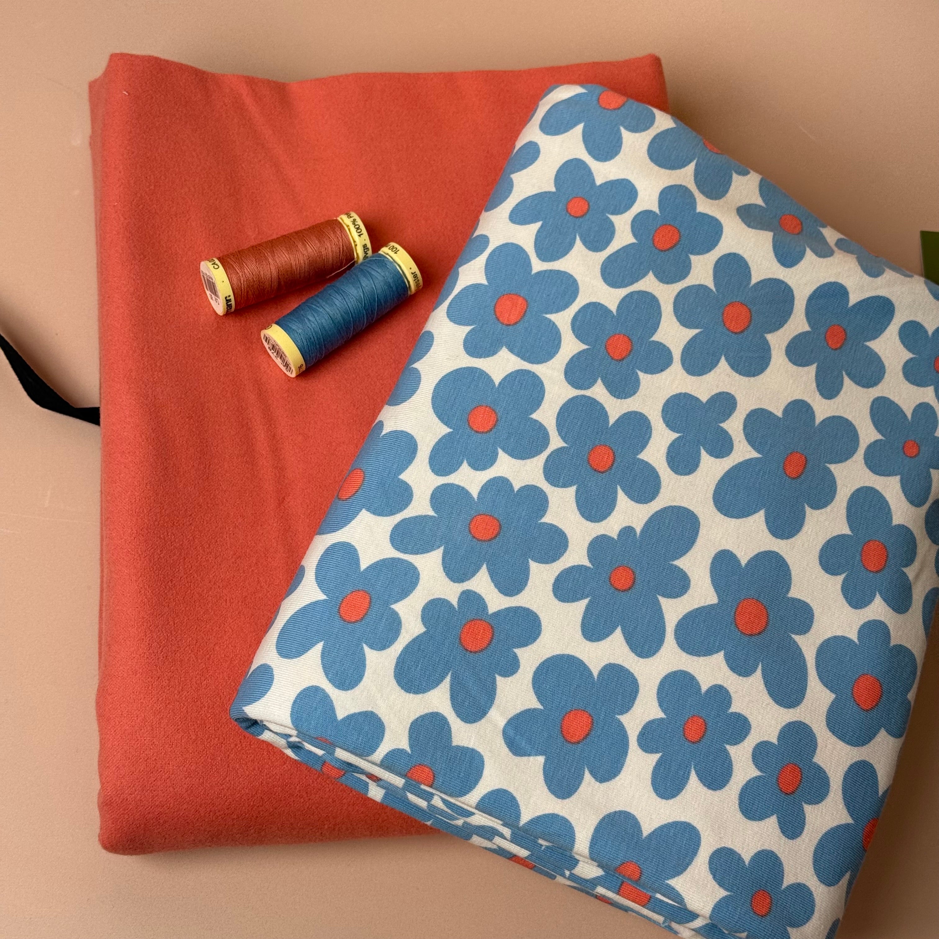 Limited Edition - Luxury Pyjama Kit with Art Gallery Cotton Flannel and Flower Jersey