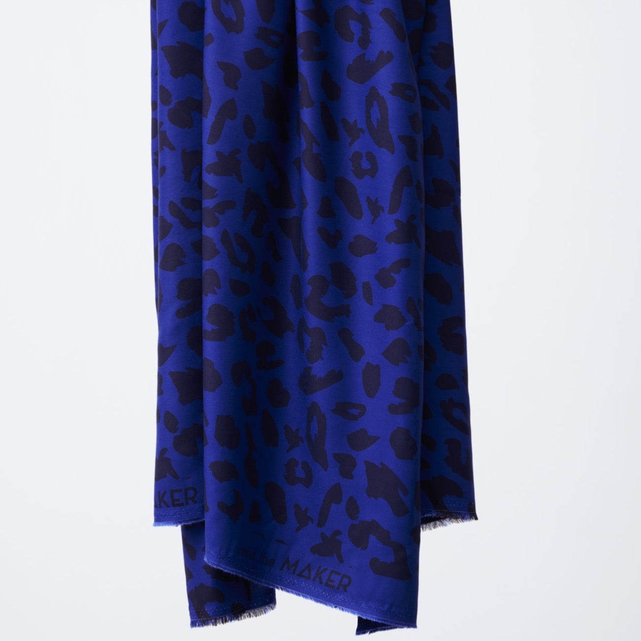 Mind The MAKER - Urban Leo Cobalt Blue Viscose Twill with LENZING™ ECOVERO™ fibres