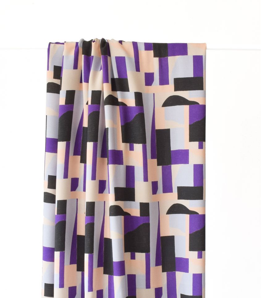 Cousette - Dune Purple ECOVERO Viscose Fabric