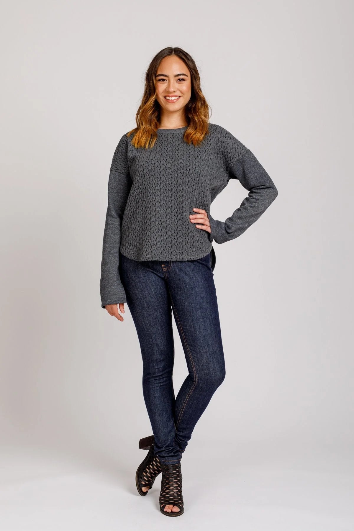 Sewing Kit - Jarrah Sweater in Summer Flowers See You At Six French Terry