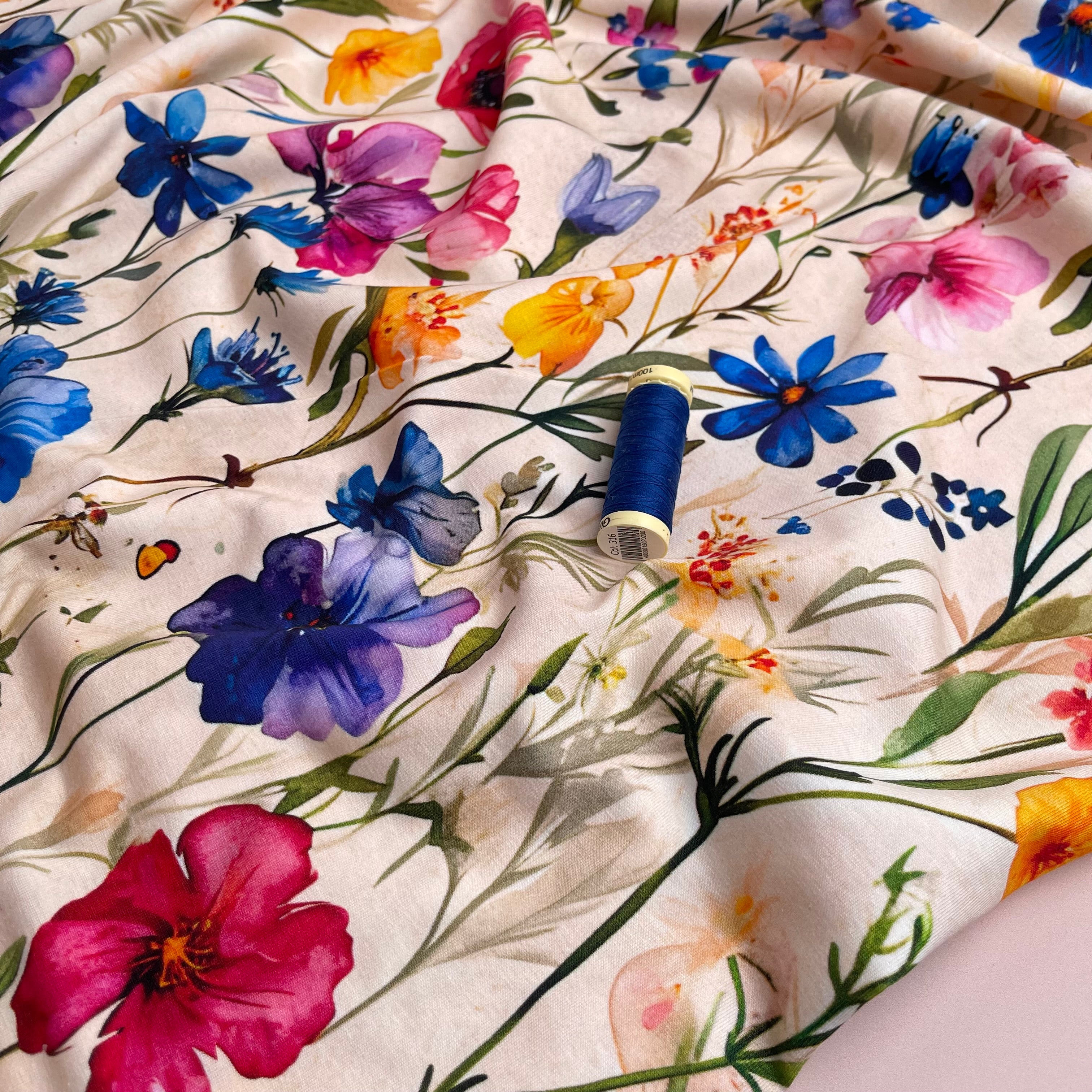 Danish Design - Spring Flowers Cotton Jersey