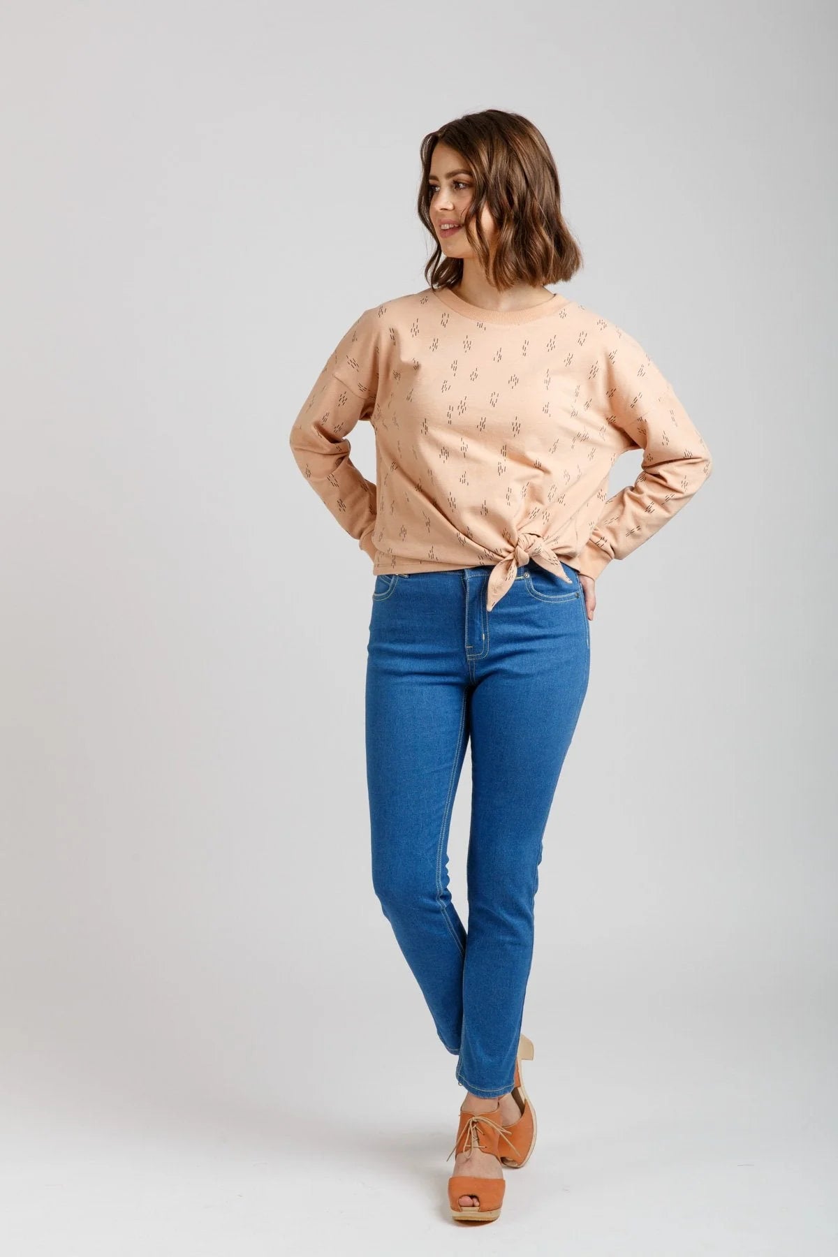 Sewing Kit - Jarrah Sweater in Summer Flowers See You At Six French Terry
