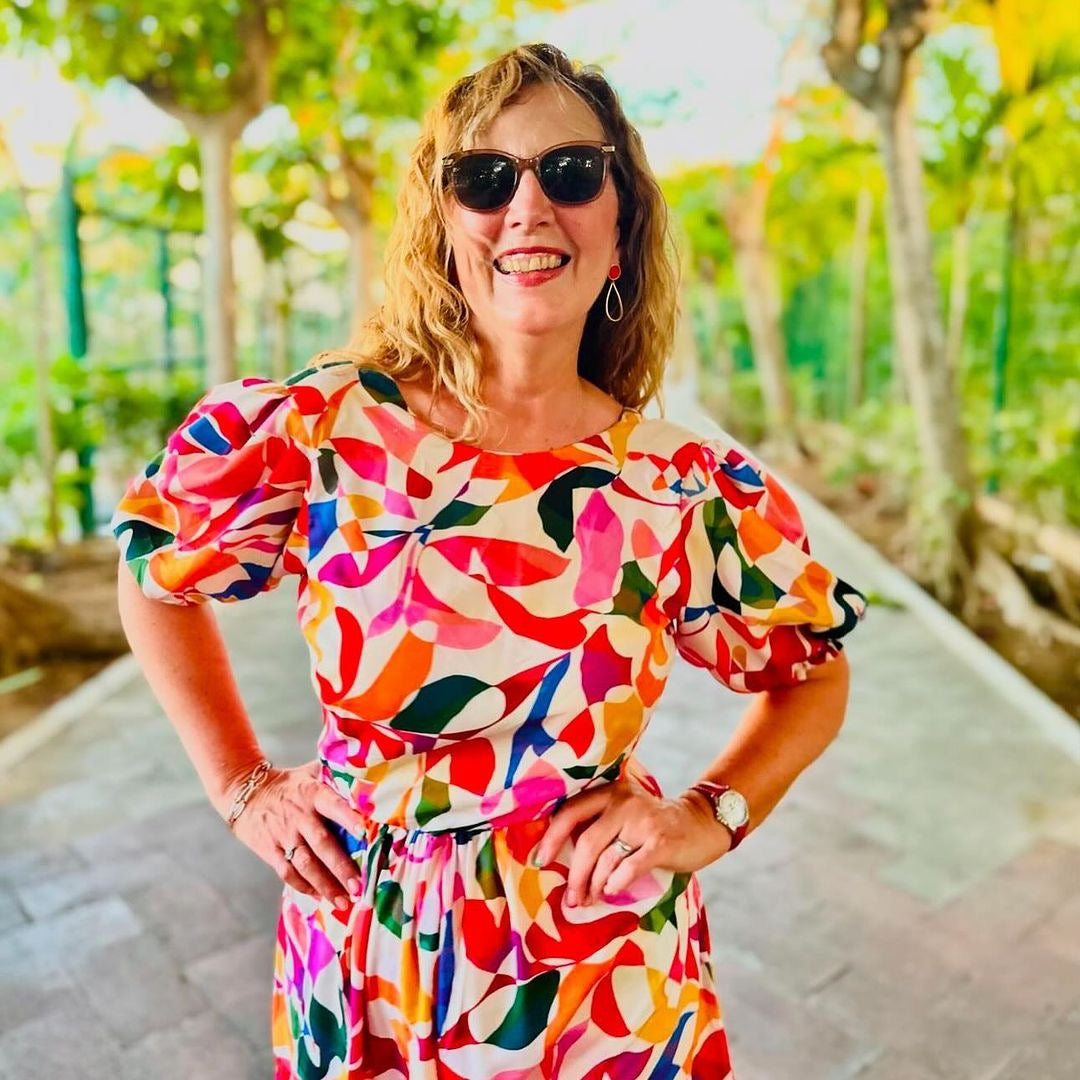 Summer Party - Rainbow Leaves Spring Viscose Fabric