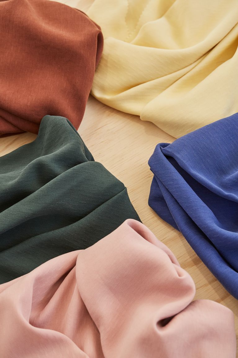REMNANT 1.9 Metres - Meet MILK - Pecan Light Diamond Jacquard with TENCEL™ fibers