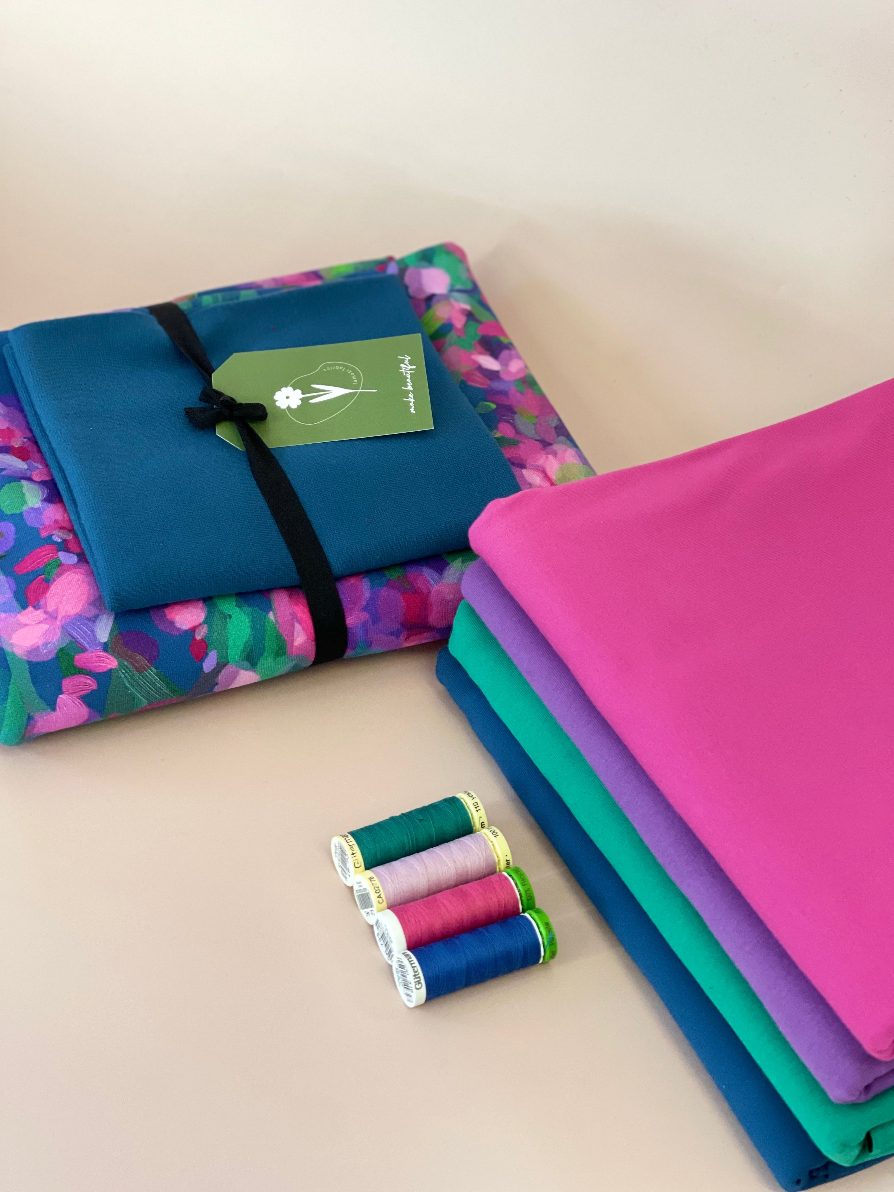 Colour Bundles - Lupine Essential Chic Cotton Jersey Fabrics