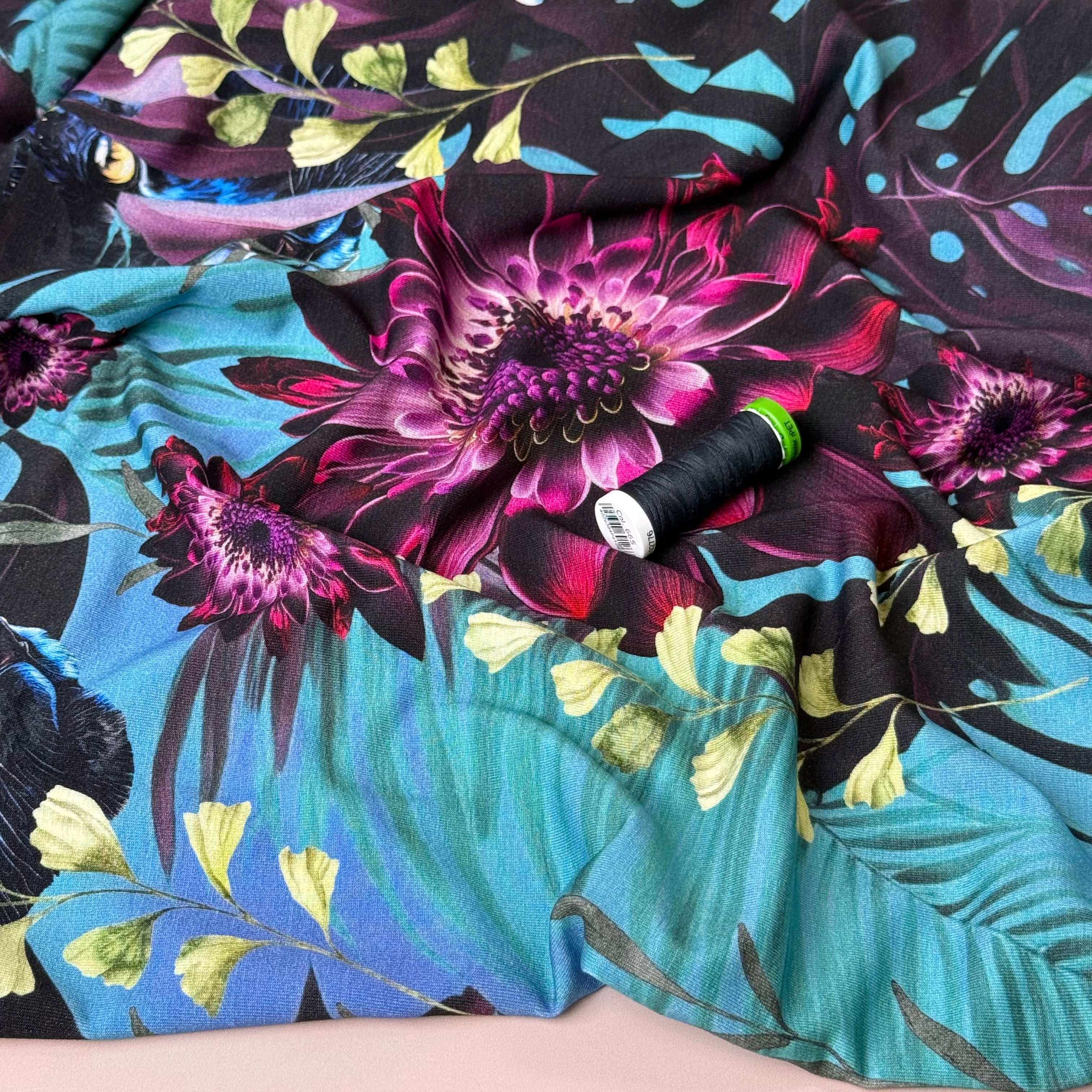 Danish Design - Panther in the Garden ECOVERVO™ Viscose Jersey