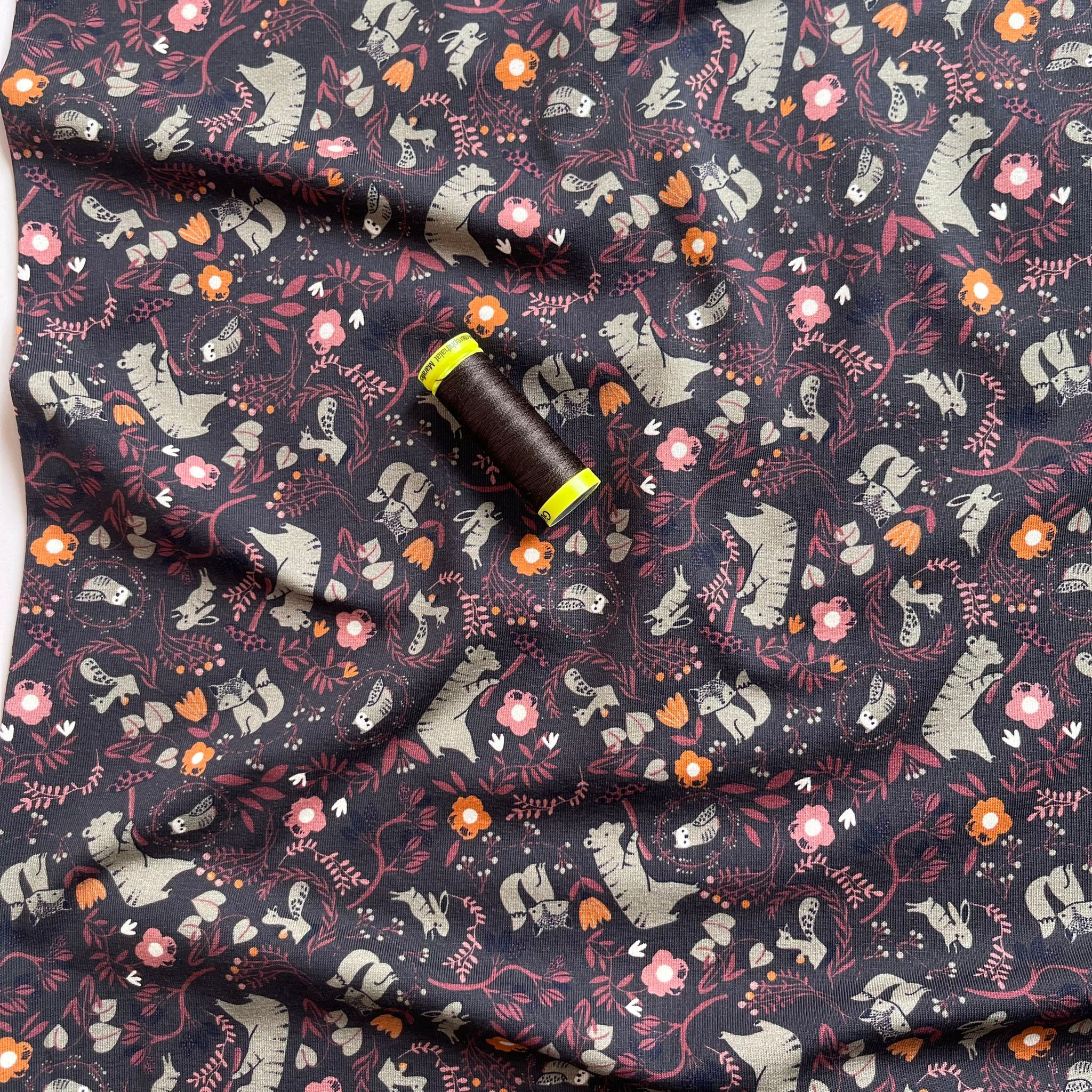 Danish Design - Woodland Sunset Cotton Jersey Fabric