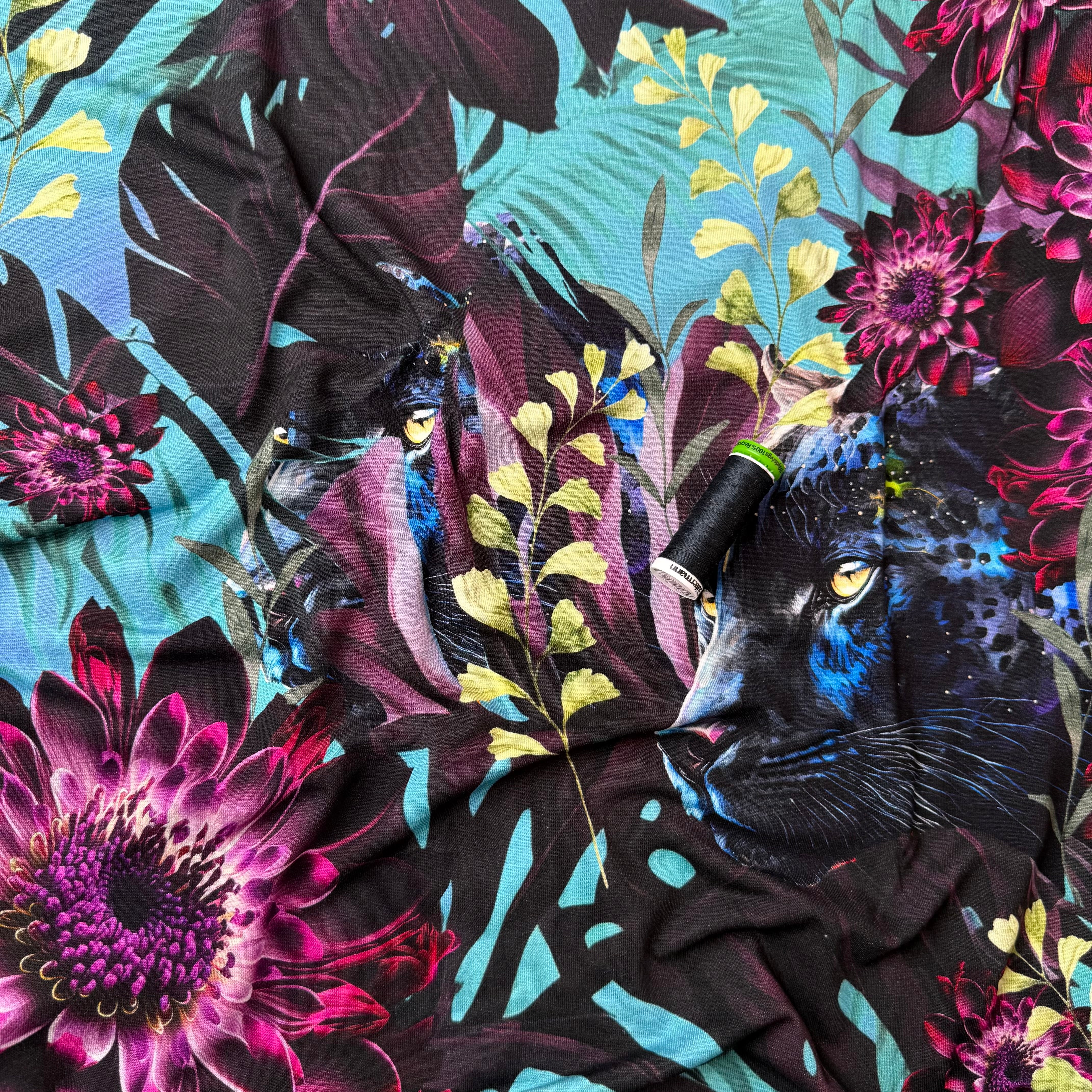 Danish Design - Panther in the Garden ECOVERVO™ Viscose Jersey
