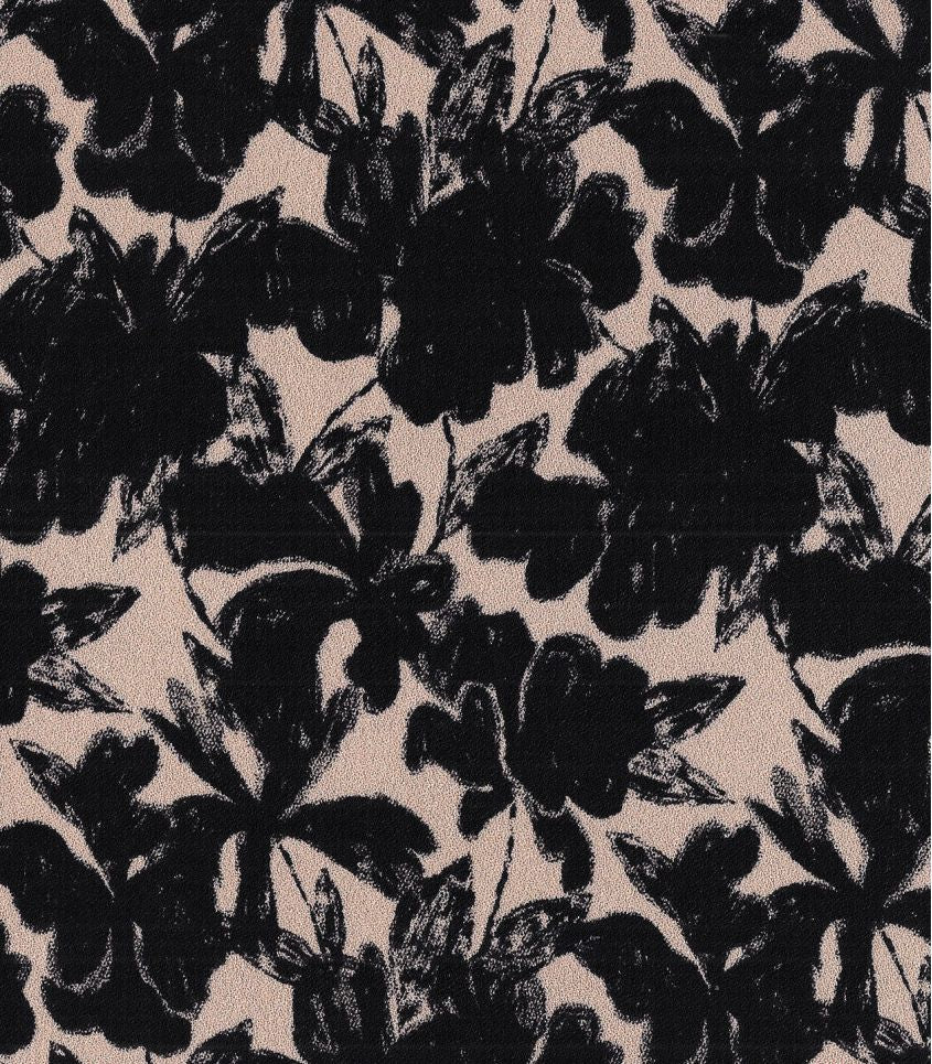 Cousette - Midnight Garden Viscose Crepe Fabric
